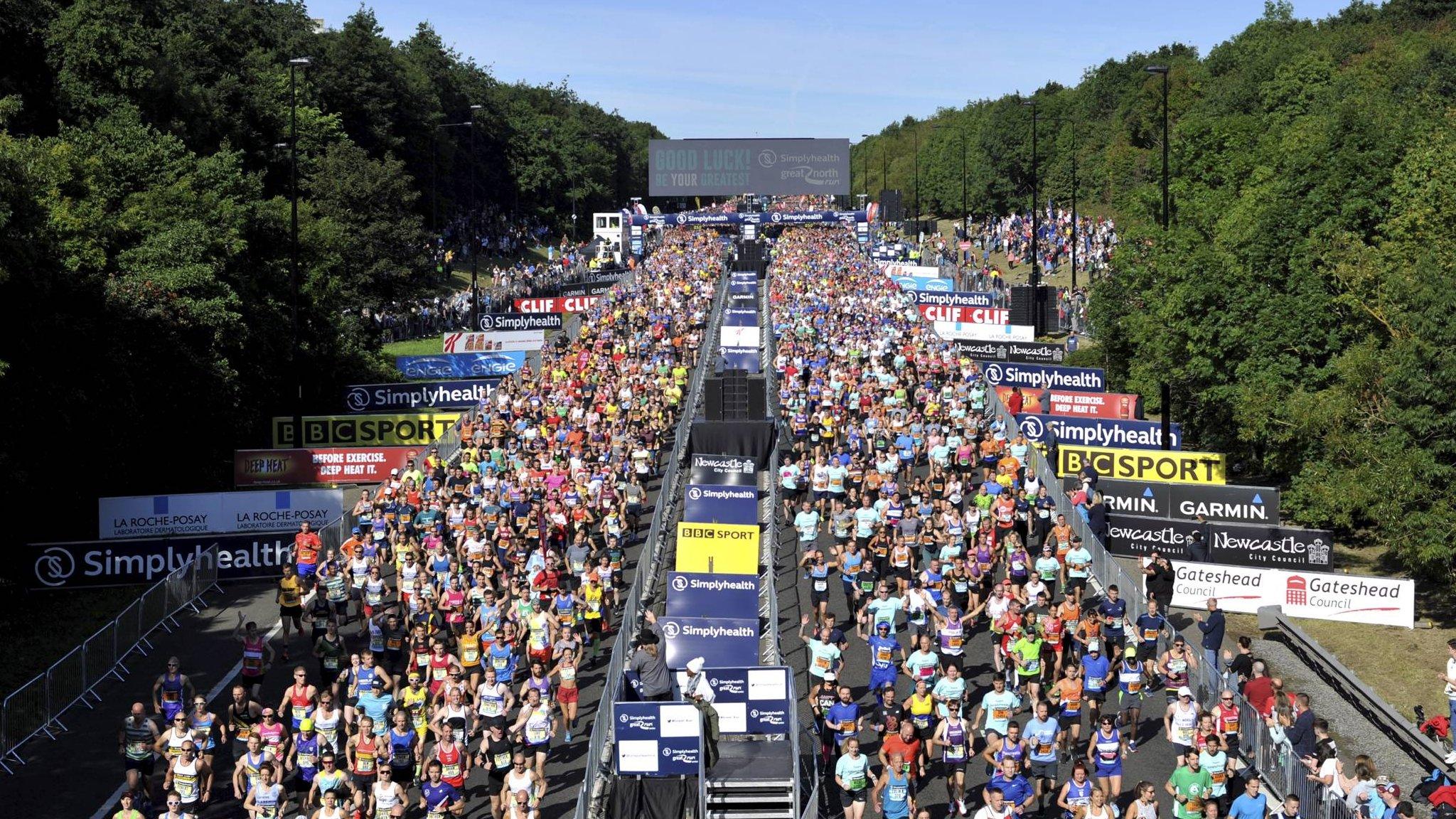 Starts of the Great North Run