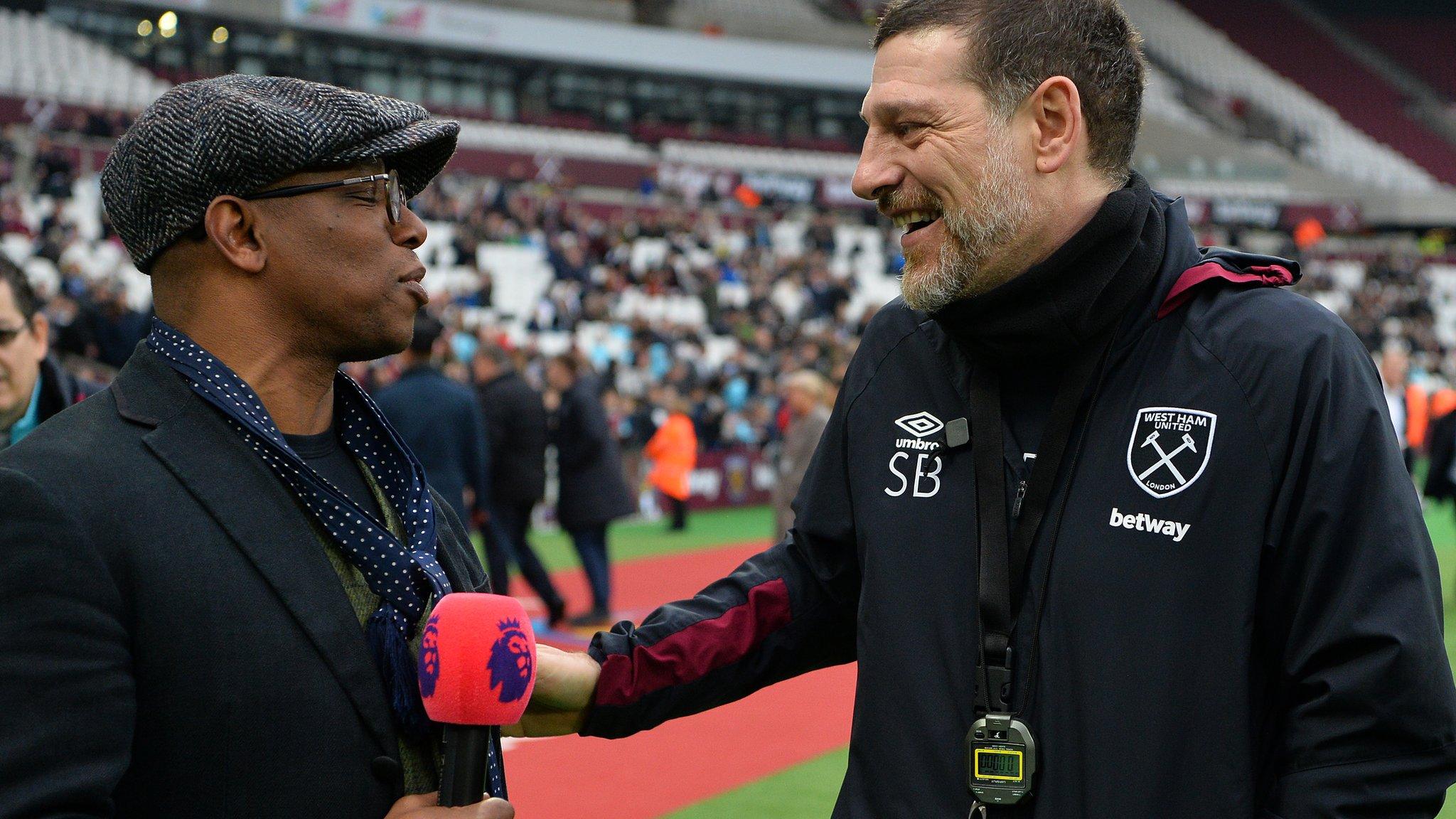 Ian Wright and Slaven Bilic