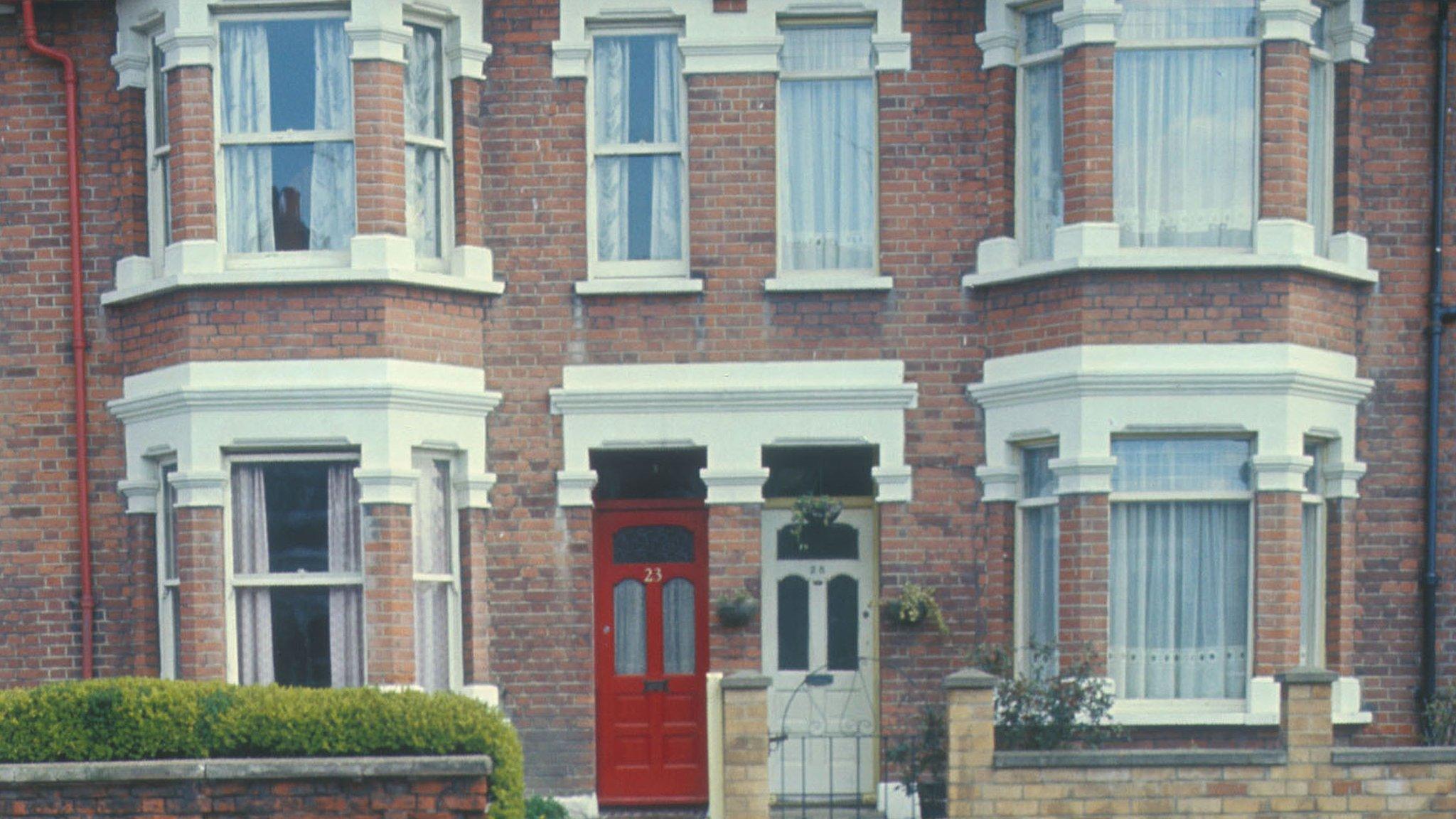 Terraced houses in London