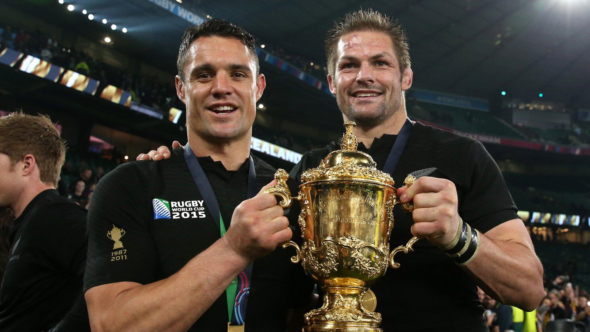 New Zealand's Dan Carter (left) and Richie McCaw