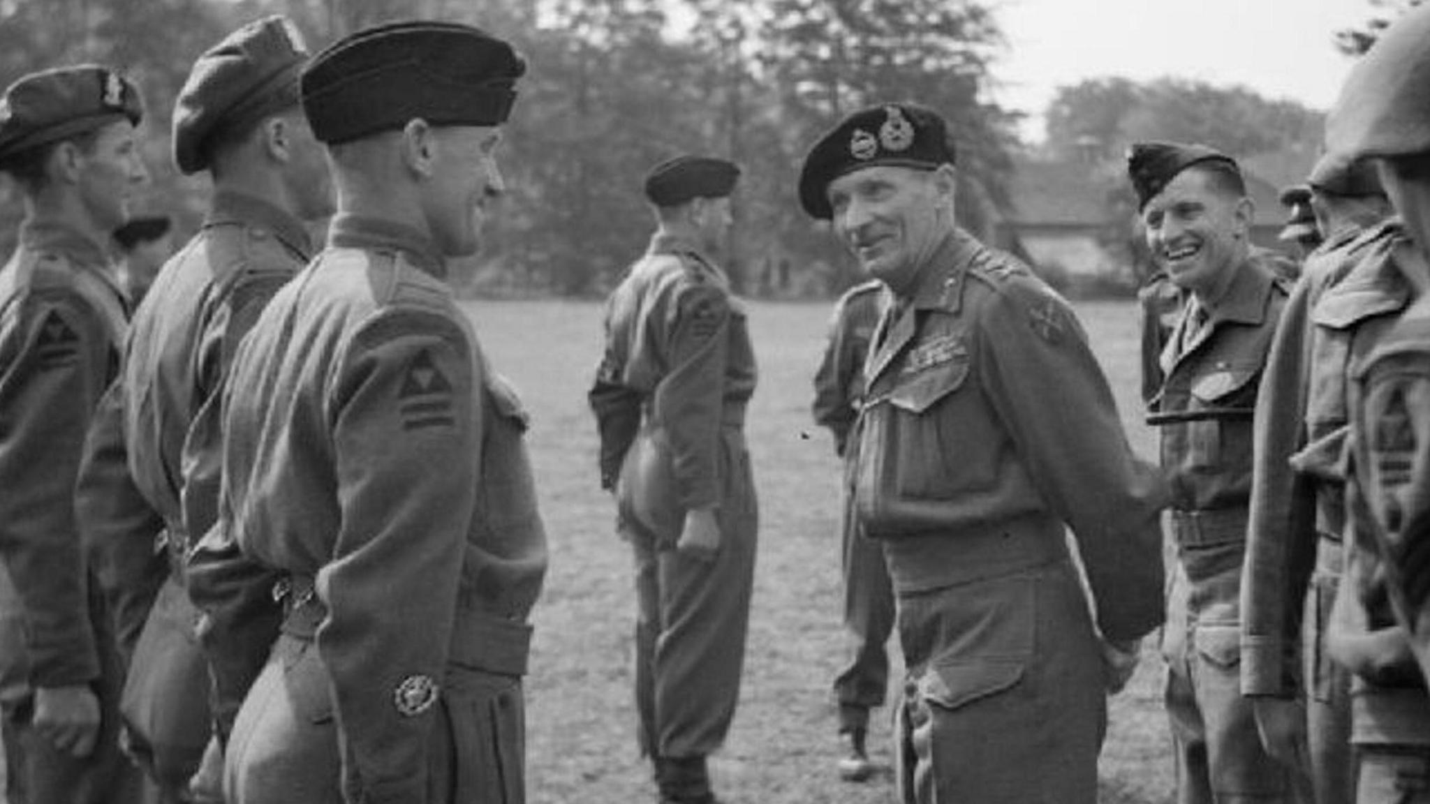 General Montgomery Inspects Royal Ulster Rifles, May 1944