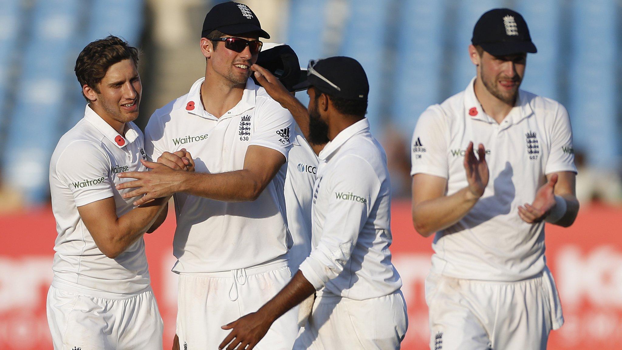 England celebrate