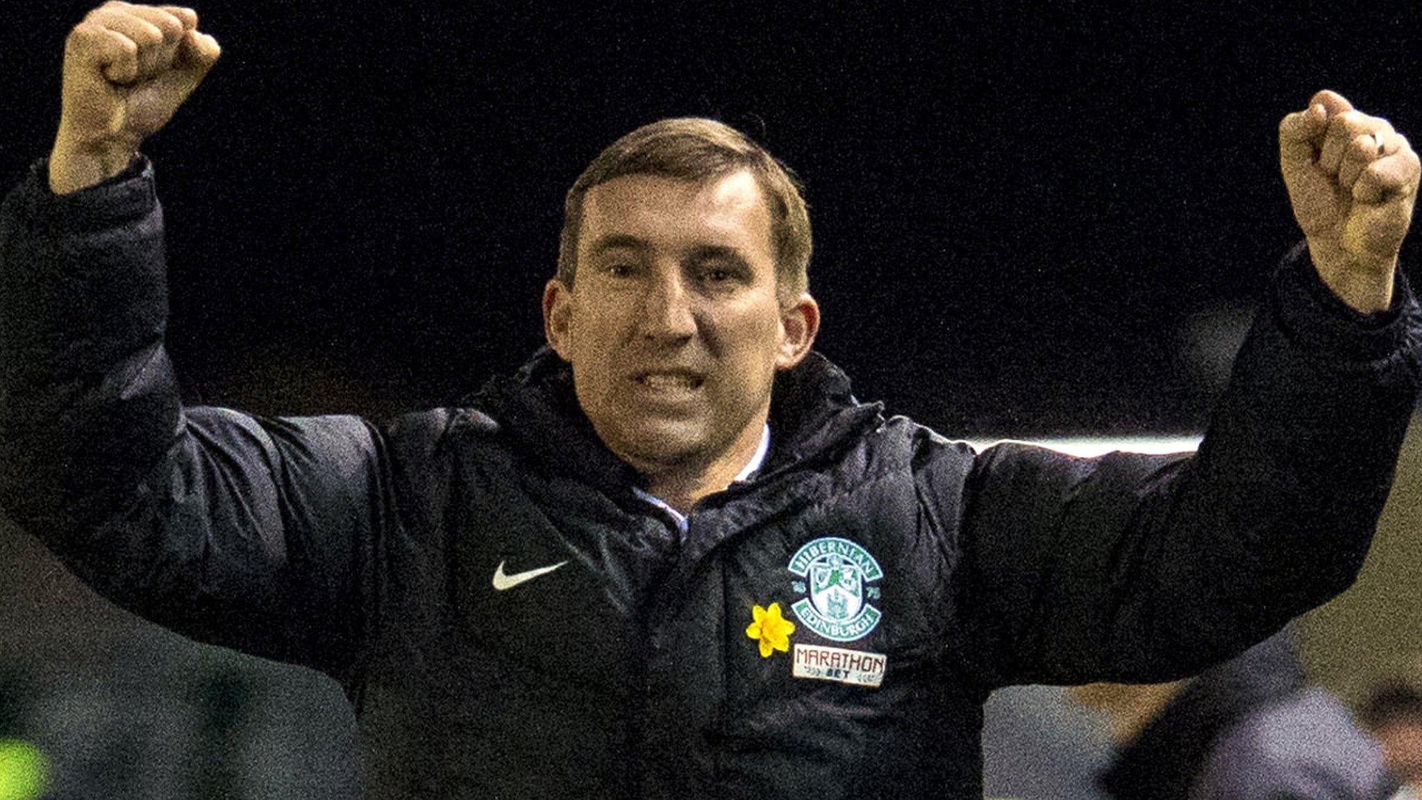 Hibernian manager Alan Stubbs