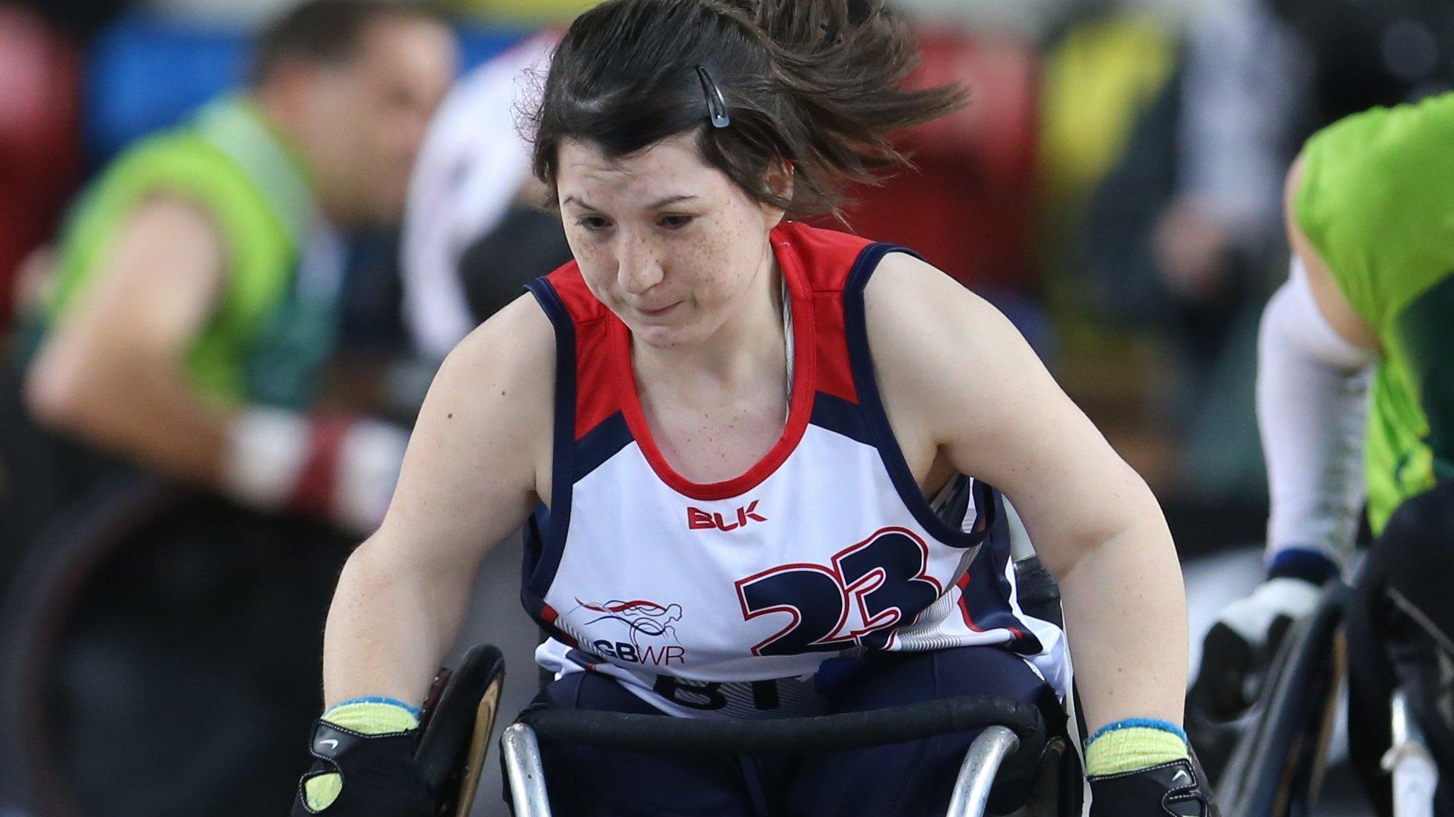 Wheelchair rugby player Coral Batey
