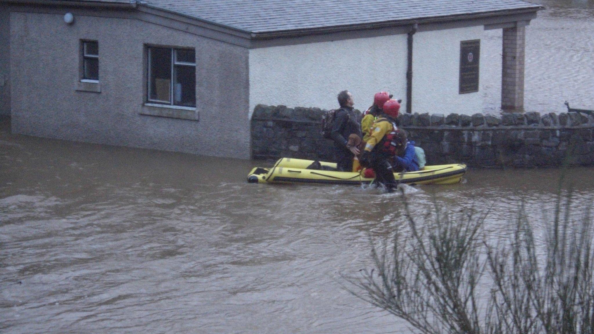 Flooding in Peebles