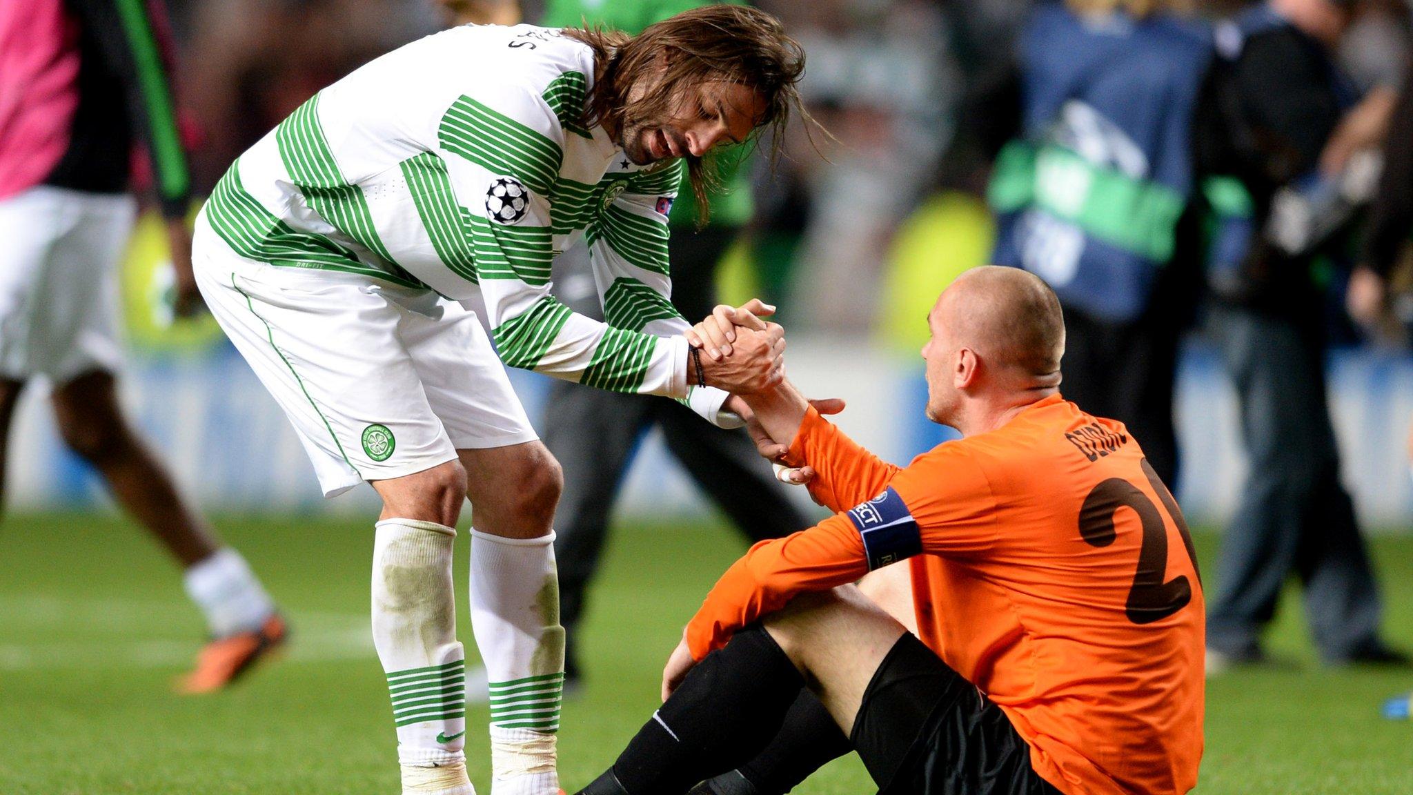 Georgios Samaras (left) and Aldin Dzidic