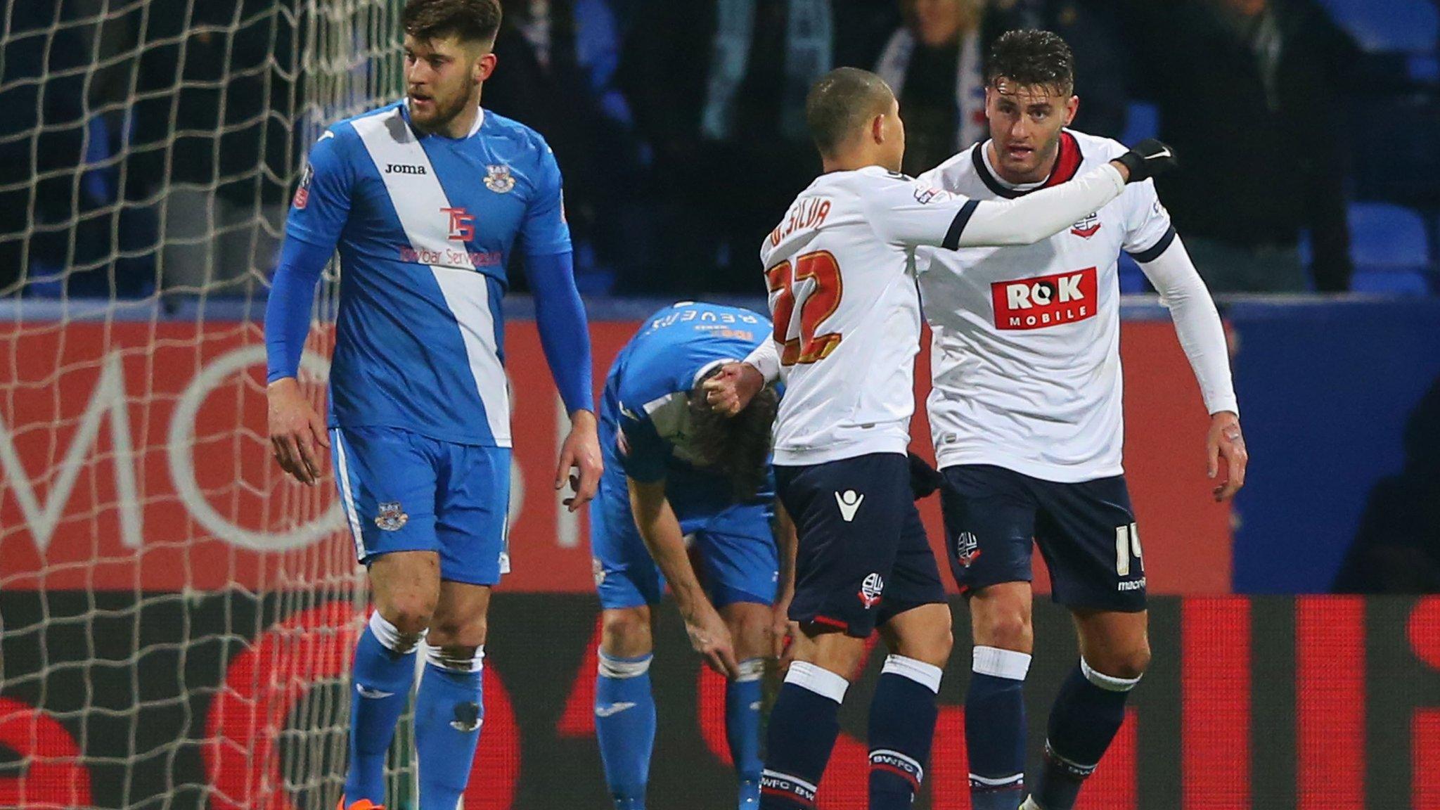 Gary Madine celebrates