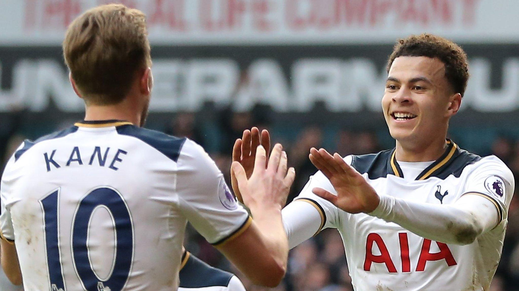 Tottenham's Harry Kane and Dele Alli