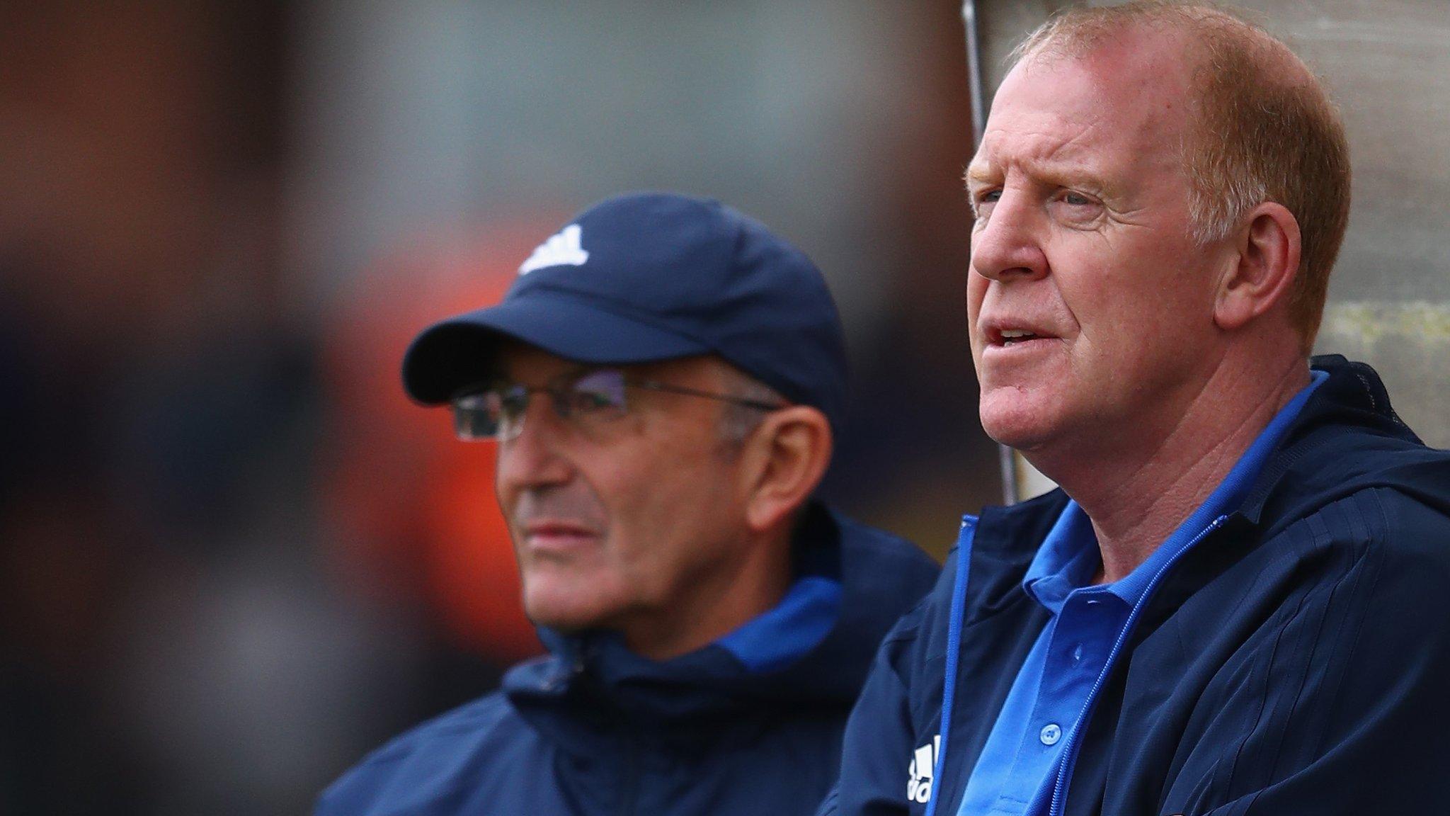 Gary Megson (right) and Tony Pulis