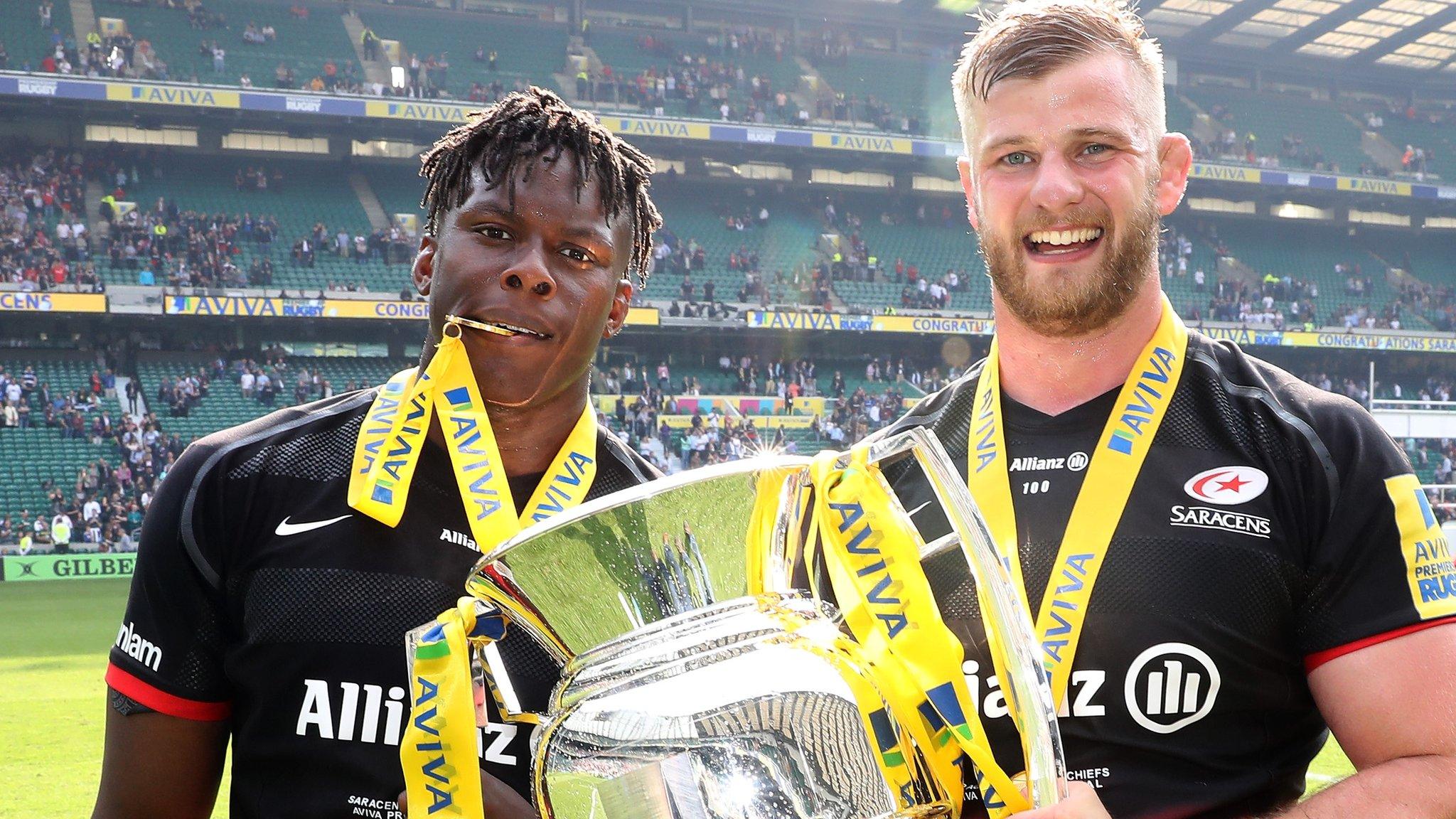 Maro Itoje and George Kruis