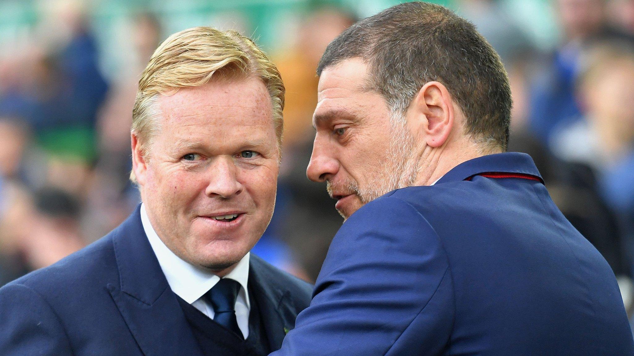 Ronald Koeman and Slaven Bilic