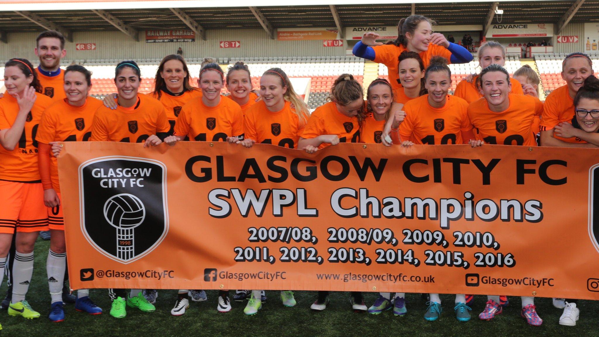 Glasgow City celebrate