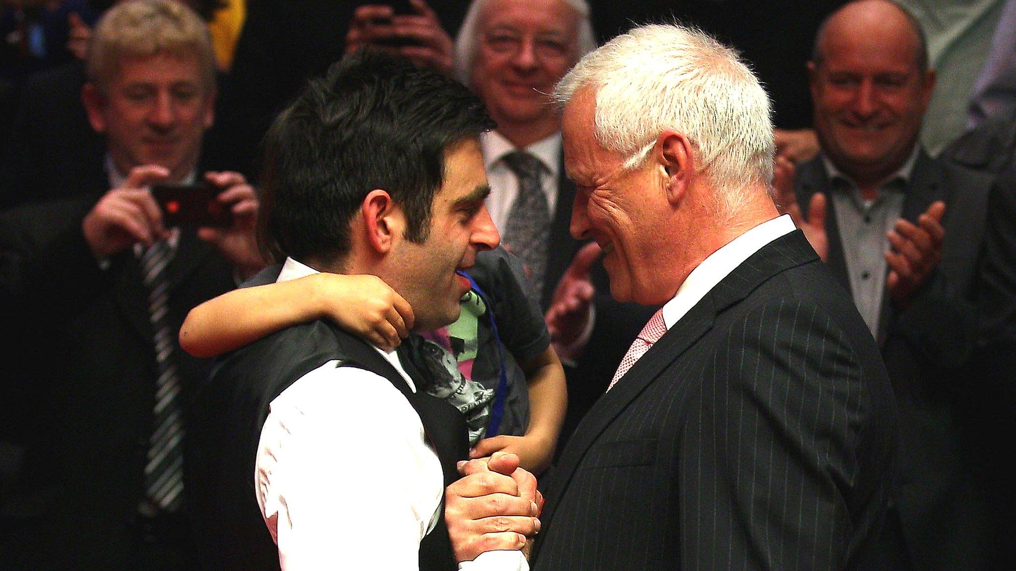 Ronnie O'Sullivan and Barry Hearn