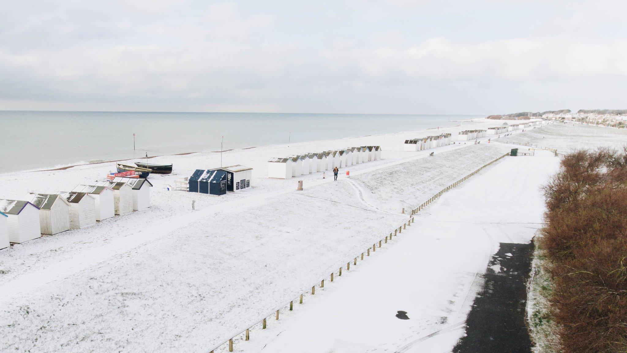 Snow in West Sussex