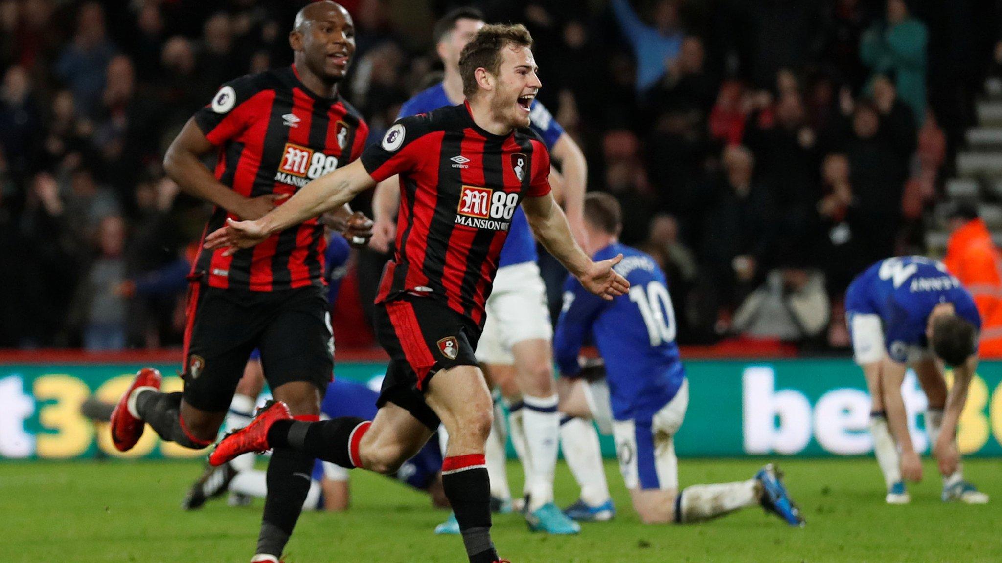 Ryan Fraser scores Bournemouth's winner