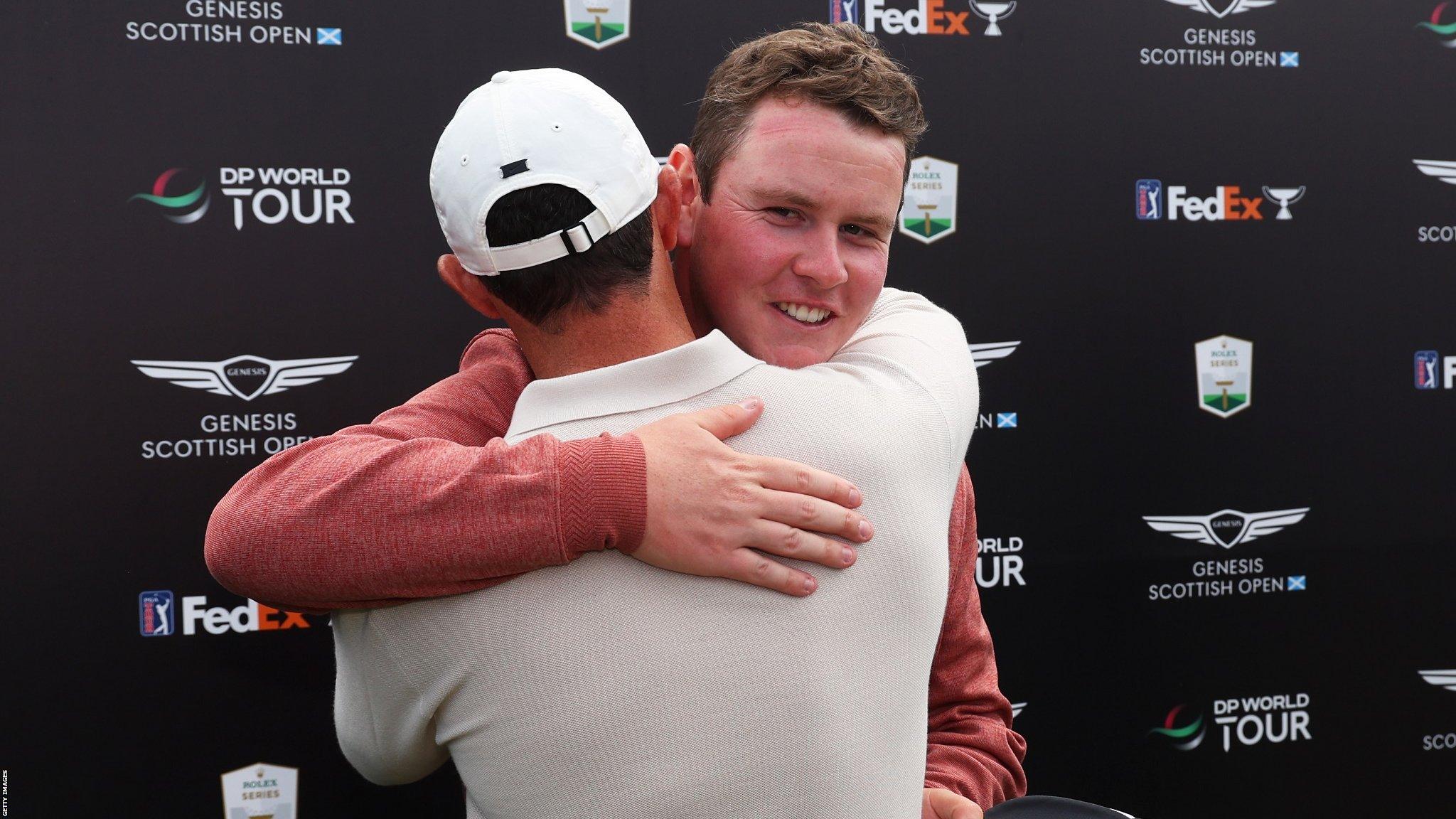 Rory McIlroy and Robert MacIntyre