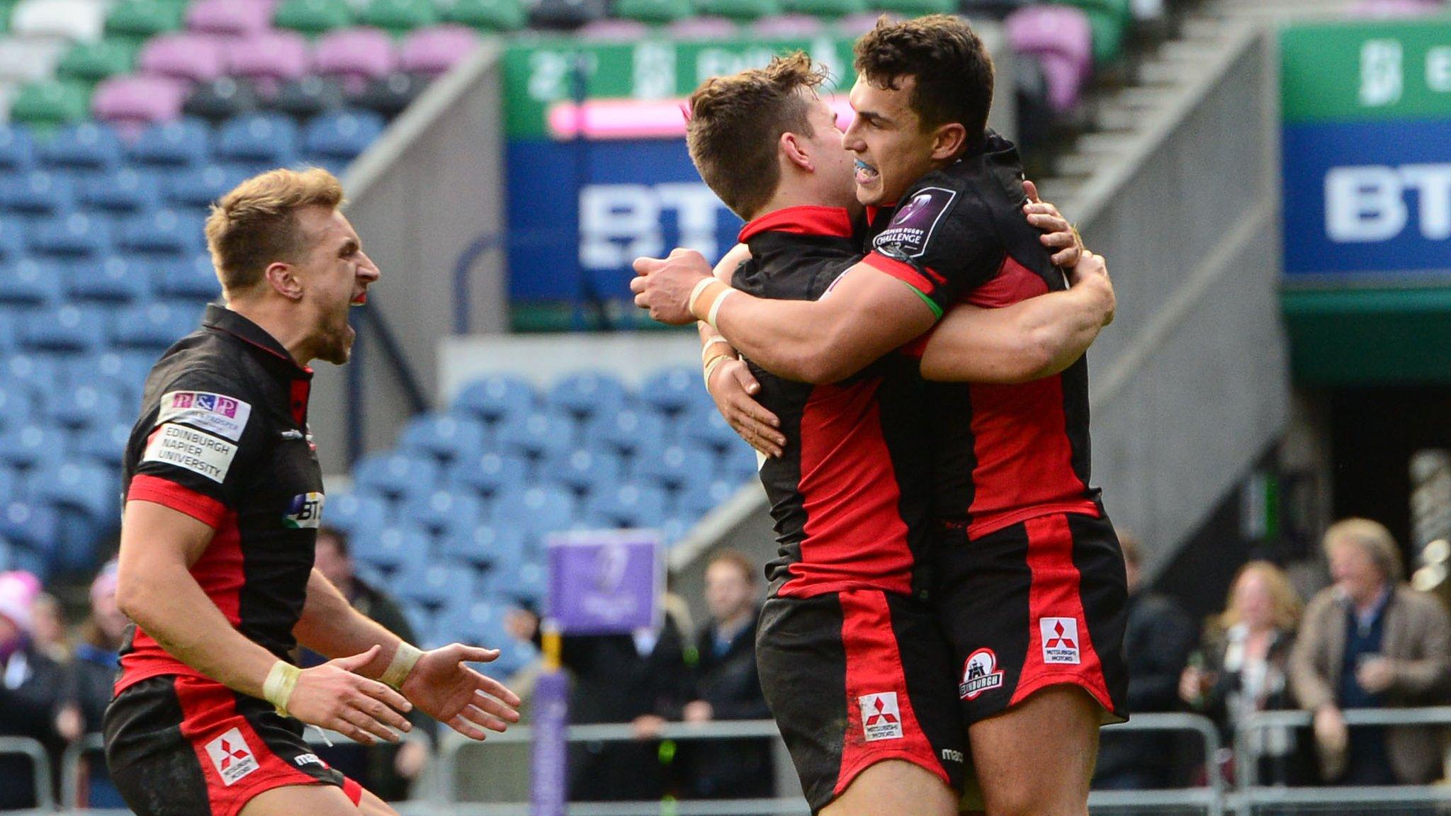 Edinburgh won five of their six Challenge Cup group games