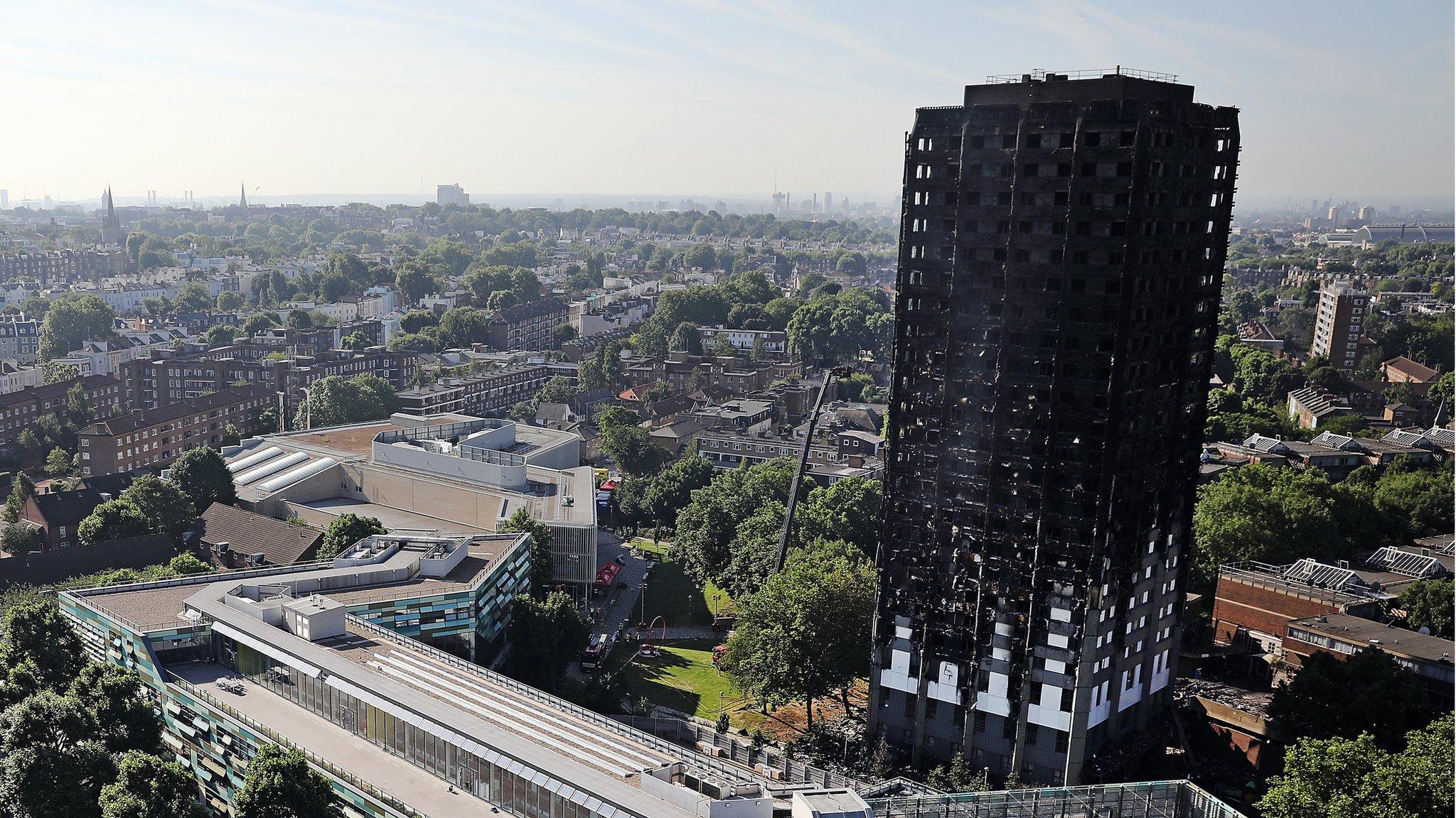 grenfell tower after fire