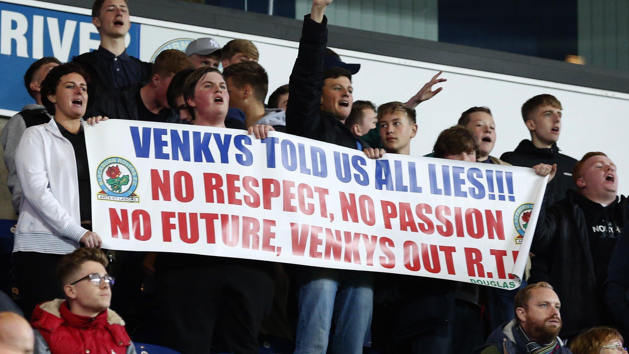 Blackburn Rovers protest