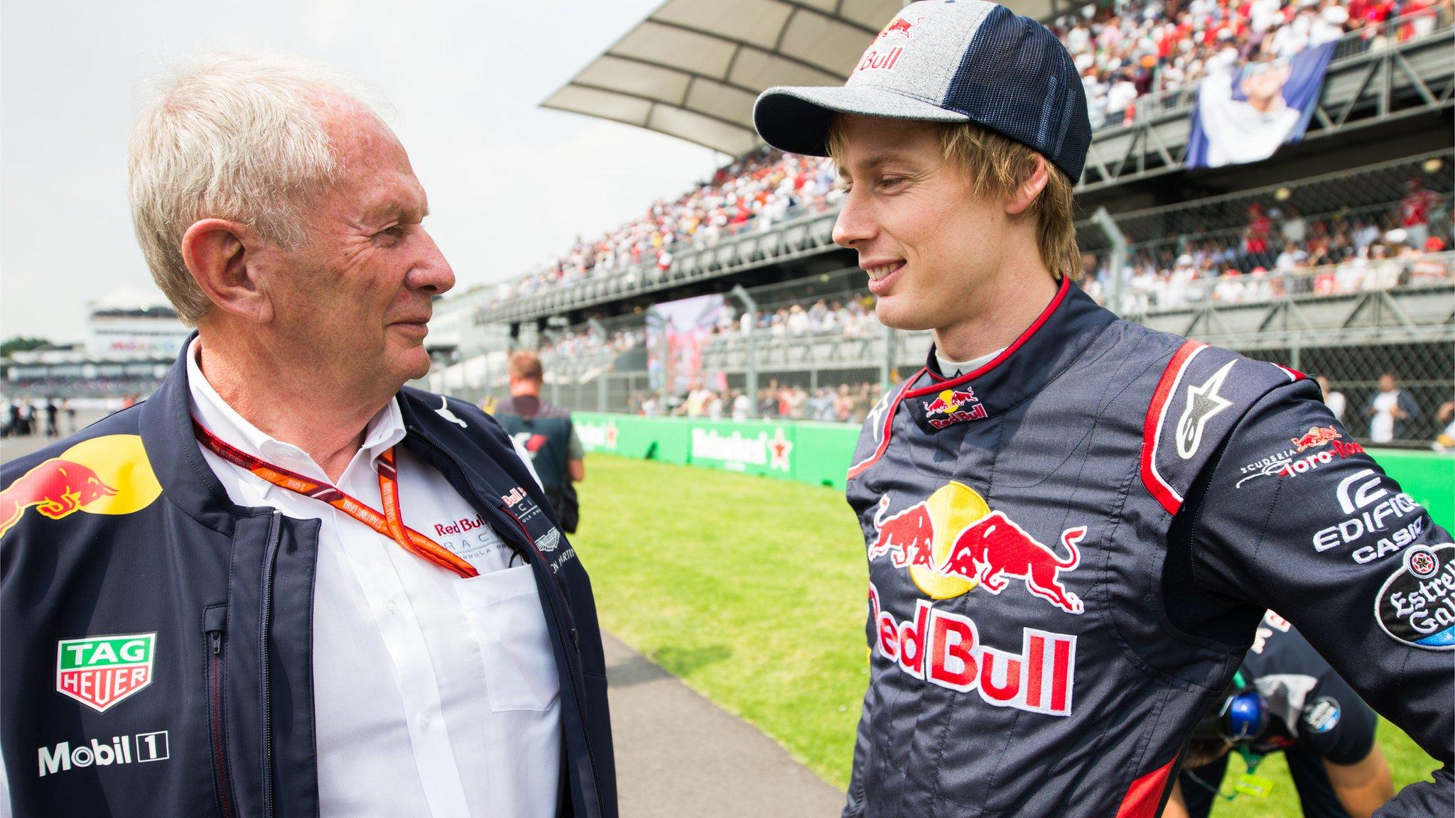 Helmut Marko and Brendon Hartley