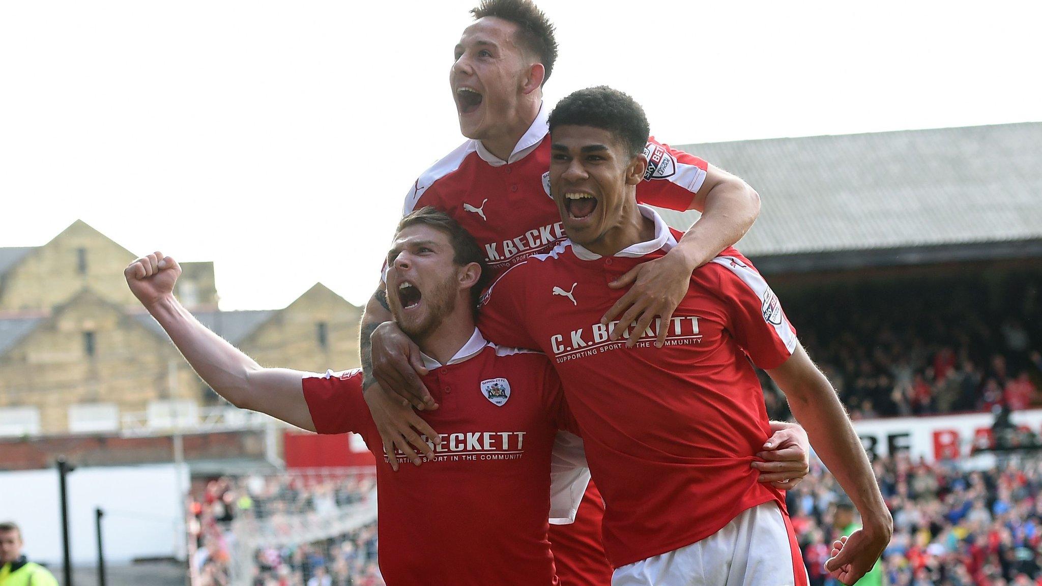 Barnsley celebrate