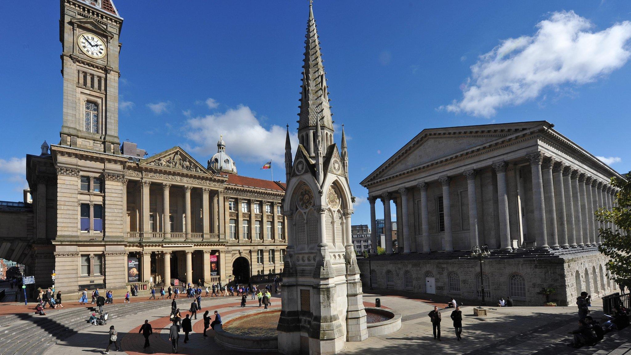 Chamberlain Square in Birmingham