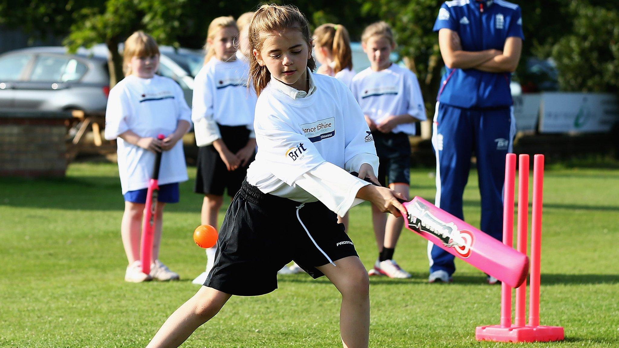 Young-girl-plays-cricket