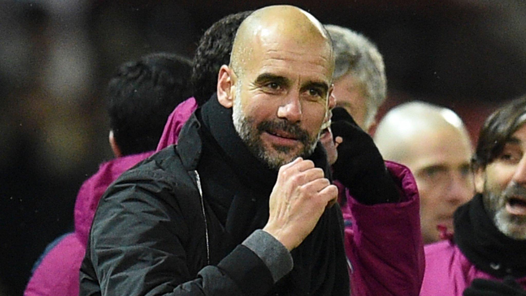 Manchester City manager Pep Guardiola