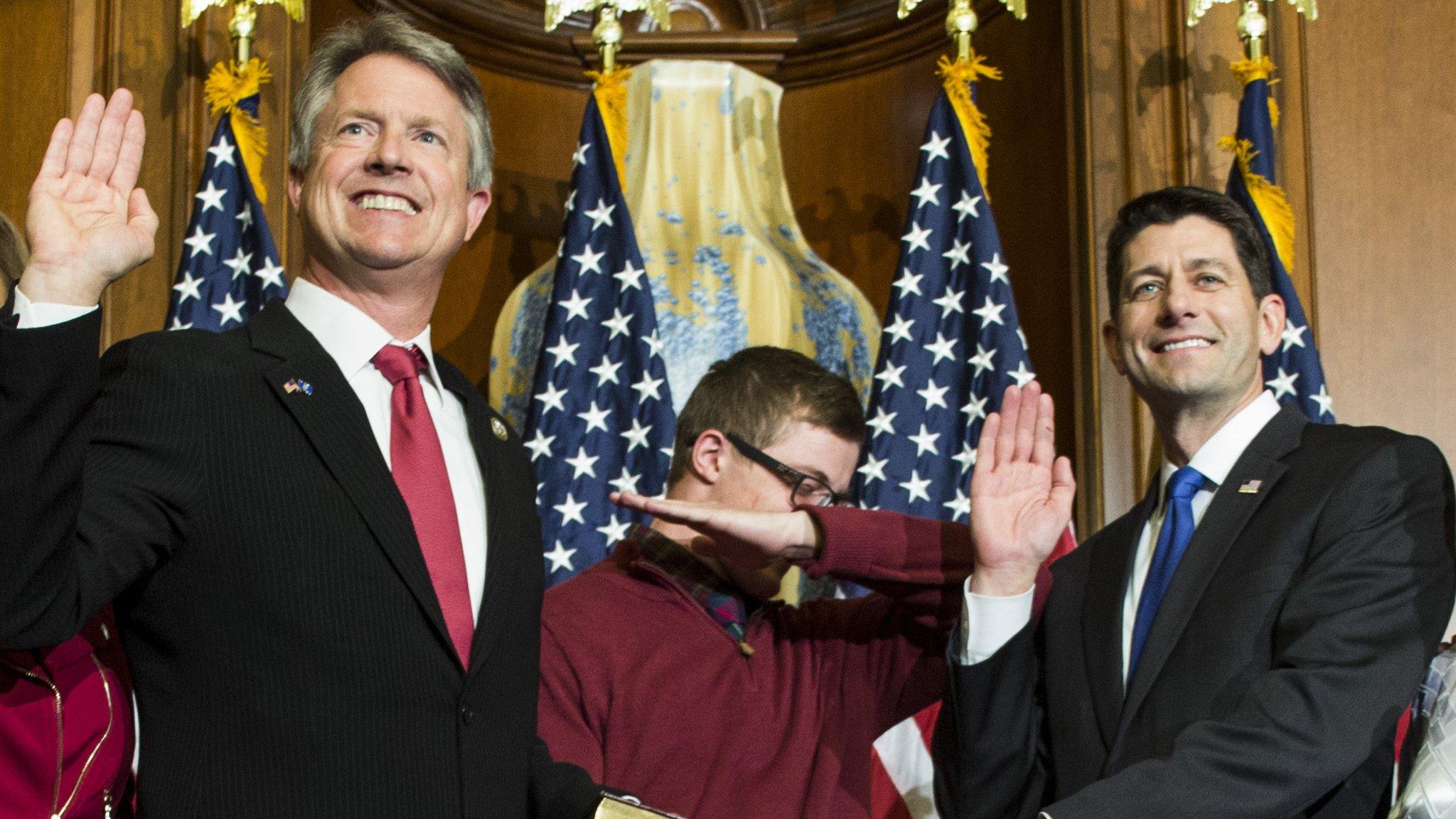 Representative Roger Marshall's son dabbing