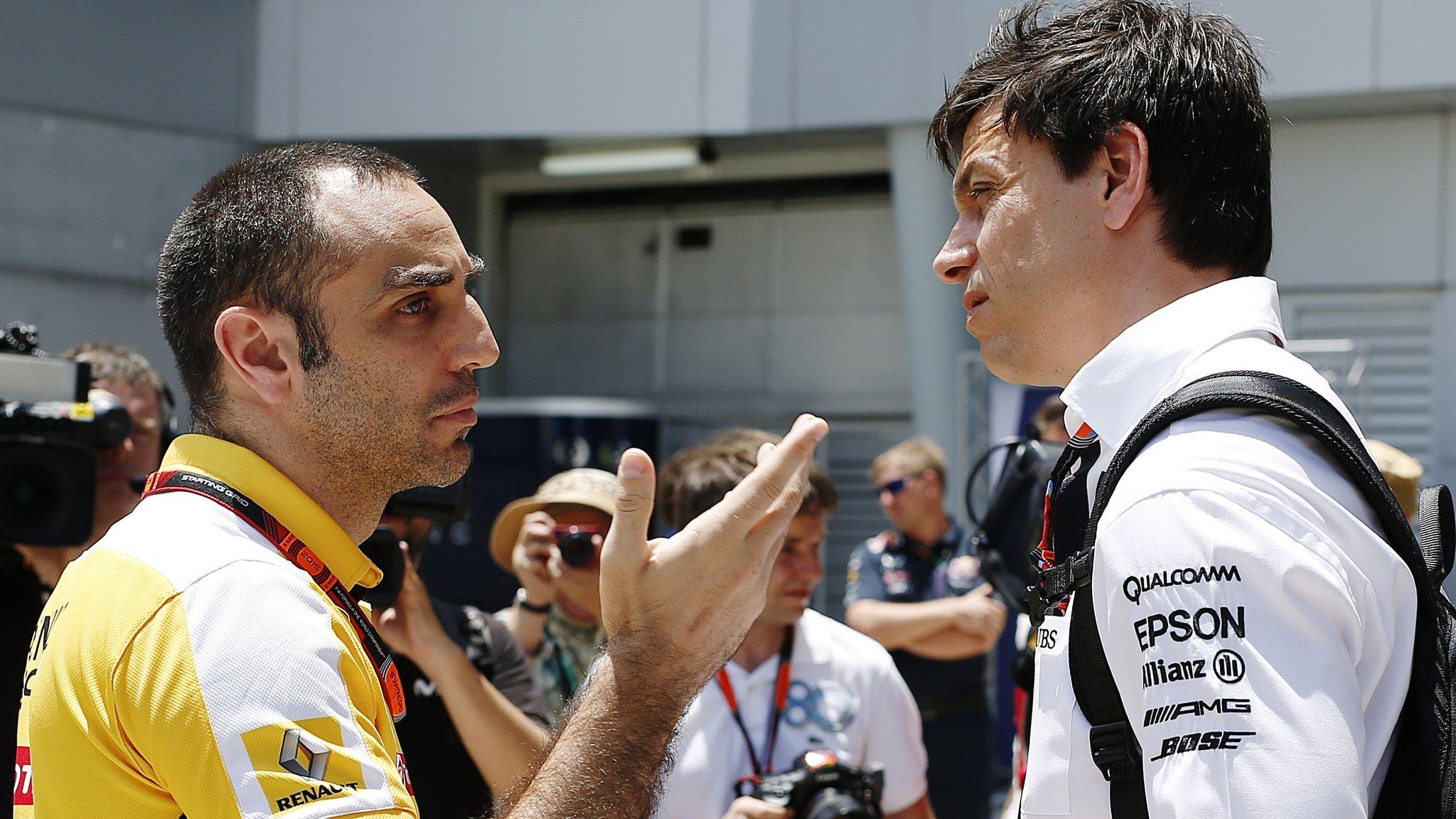 Toto Wolff & Cyril Abiteboul