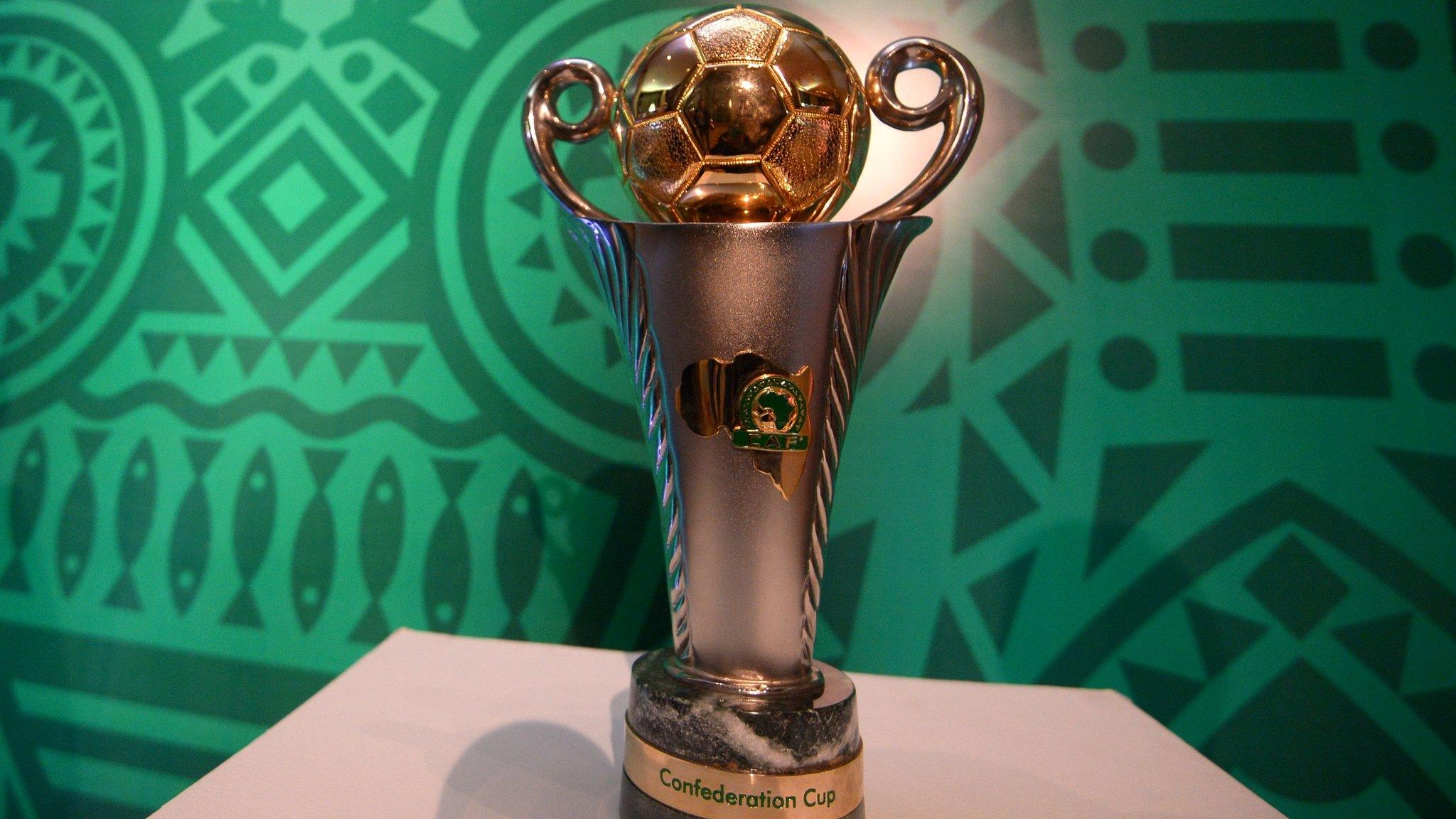 The Confederation Cup trophy