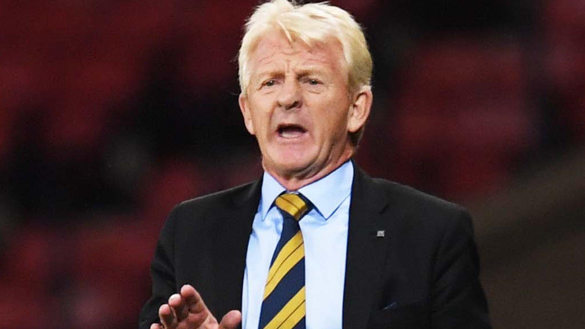 Scotland head coach Gordon Strachan