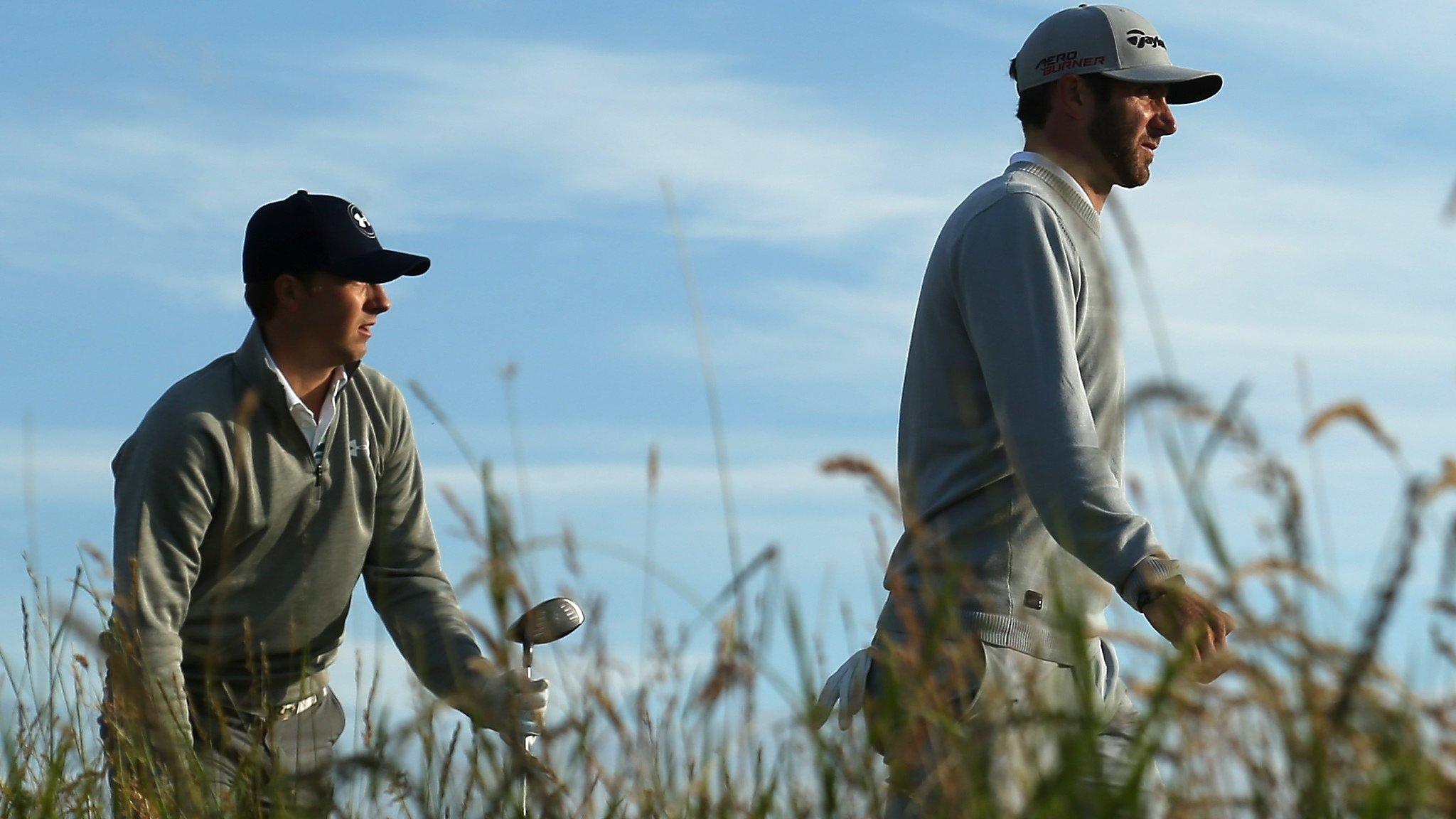 Jordan Spieth and Dustin Johnson