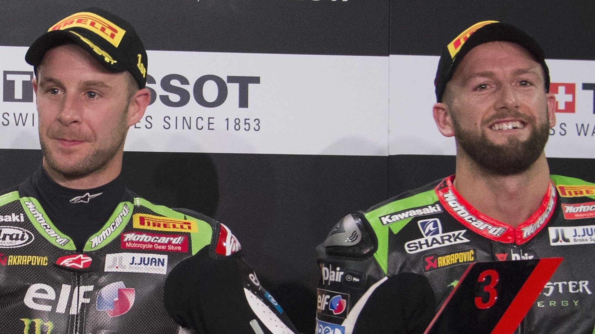 Jonathan Rea and Tom Sykes