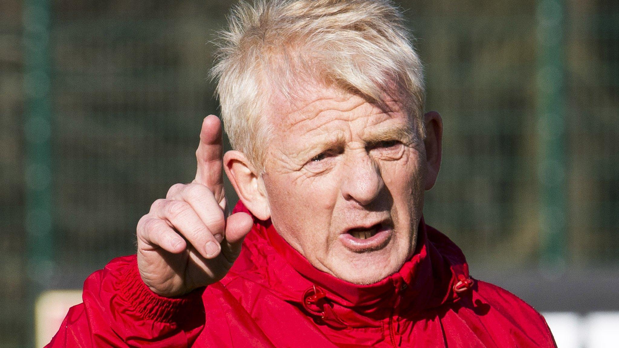 Scotland head coach Gordon Strachan