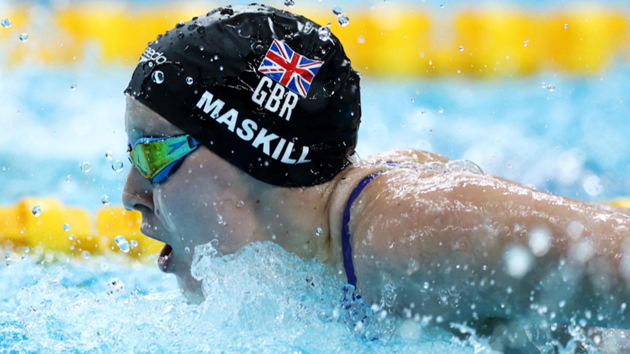 Poppy Maskill swimming at the World Para Swimming Championships in Singapore