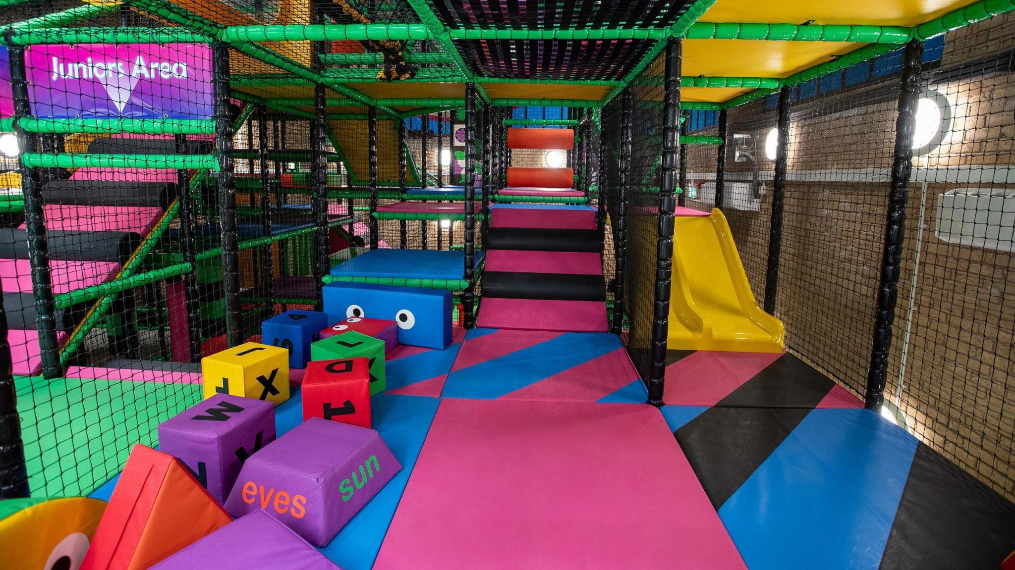 The soft play area at The Louisa Centre in Stanley