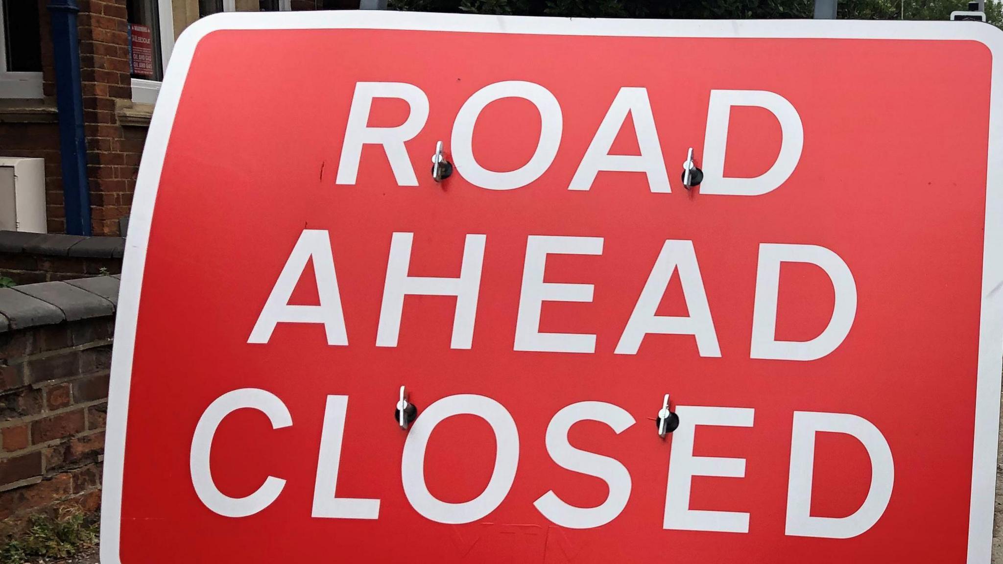 Road Closure Sign