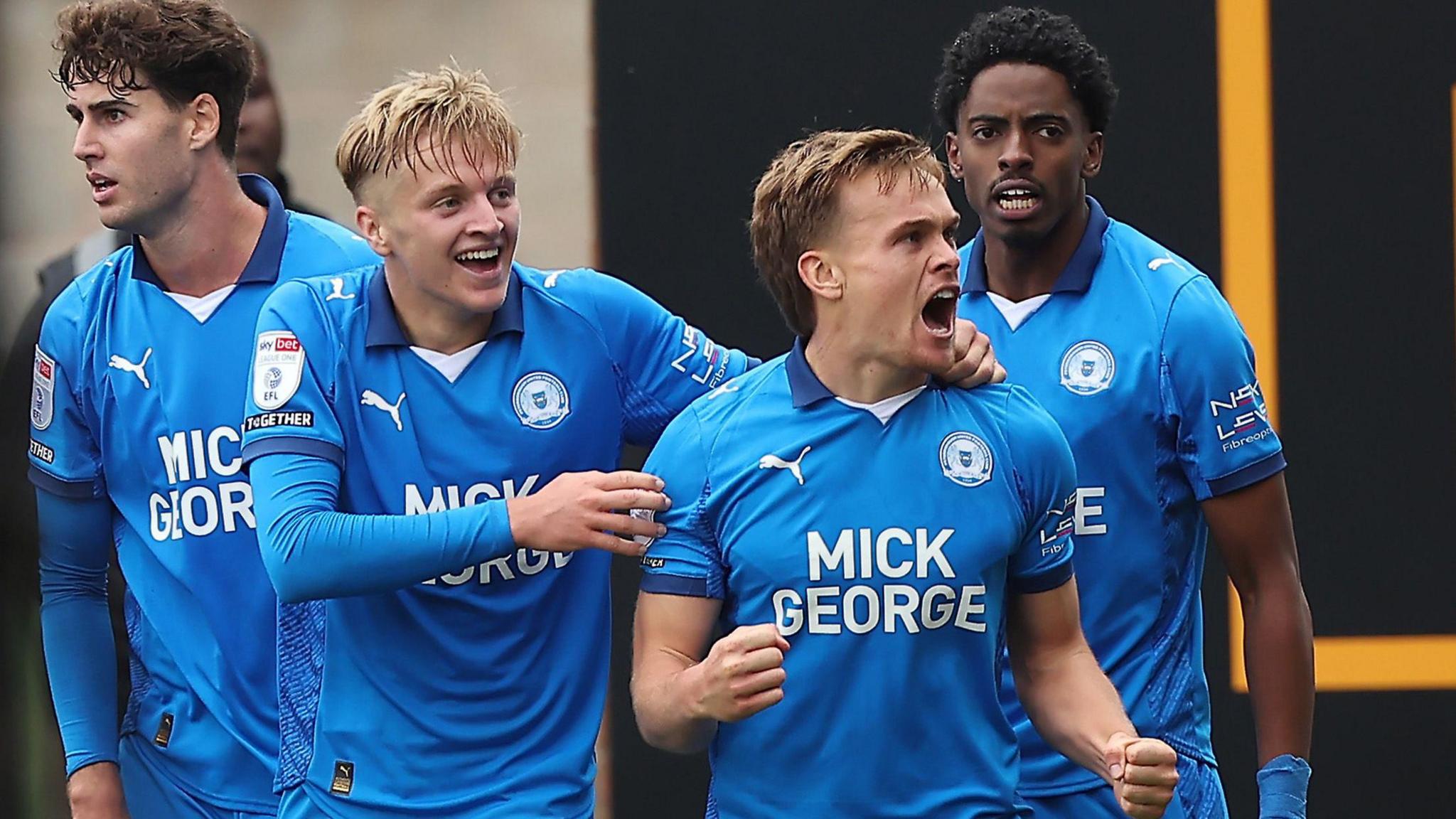 Archie Collins scores for Peterborough