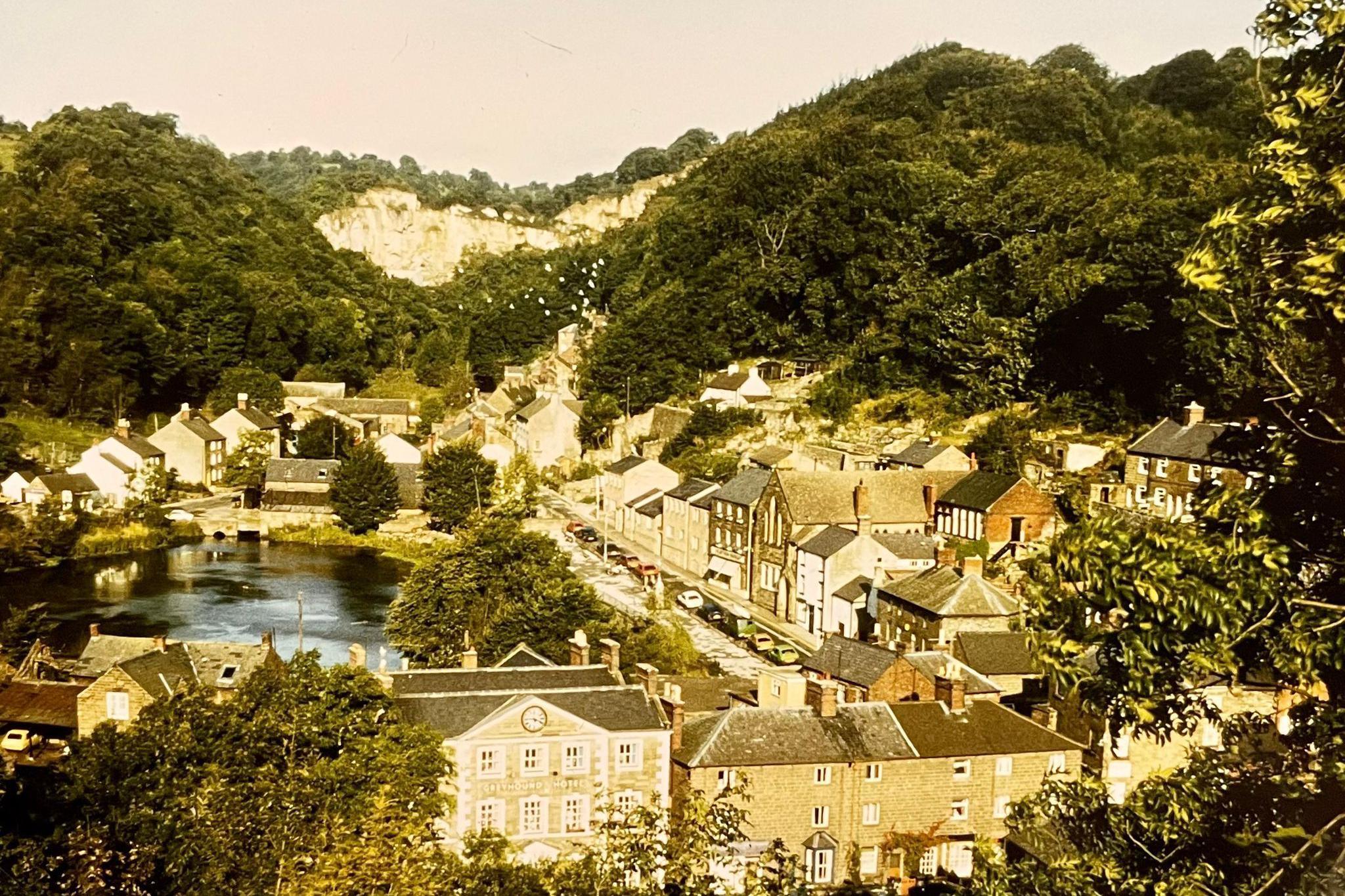 View overlooking Cromford Mill Pond