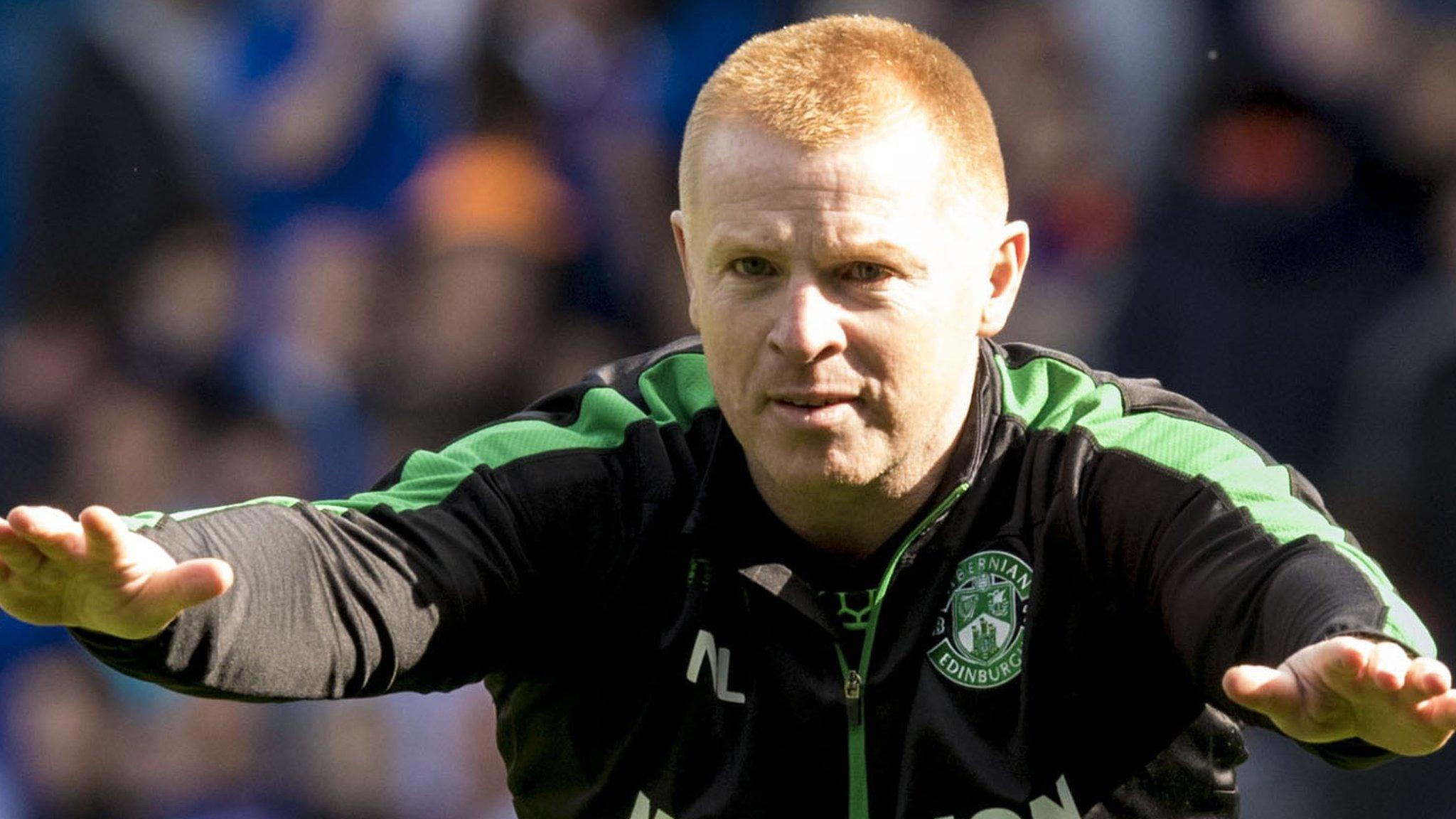 Hibernian head coach Neil Lennon