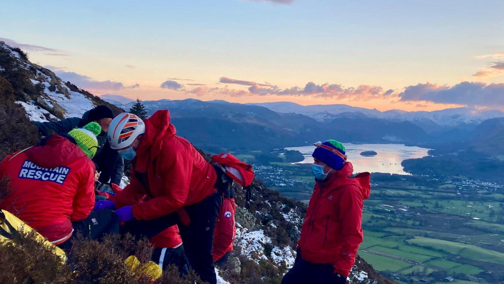 Keswick Mountain Rescue team members