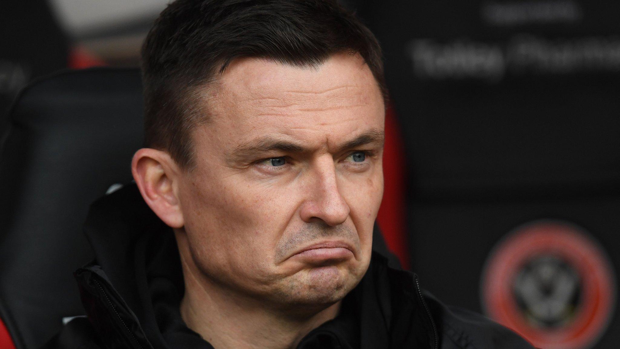 New Leeds boss Paul Heckingbottom watches on