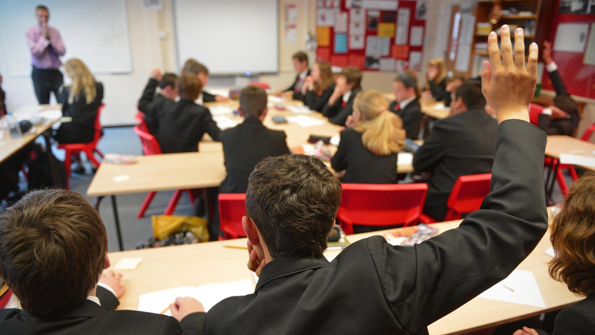 Pupils during a lesson