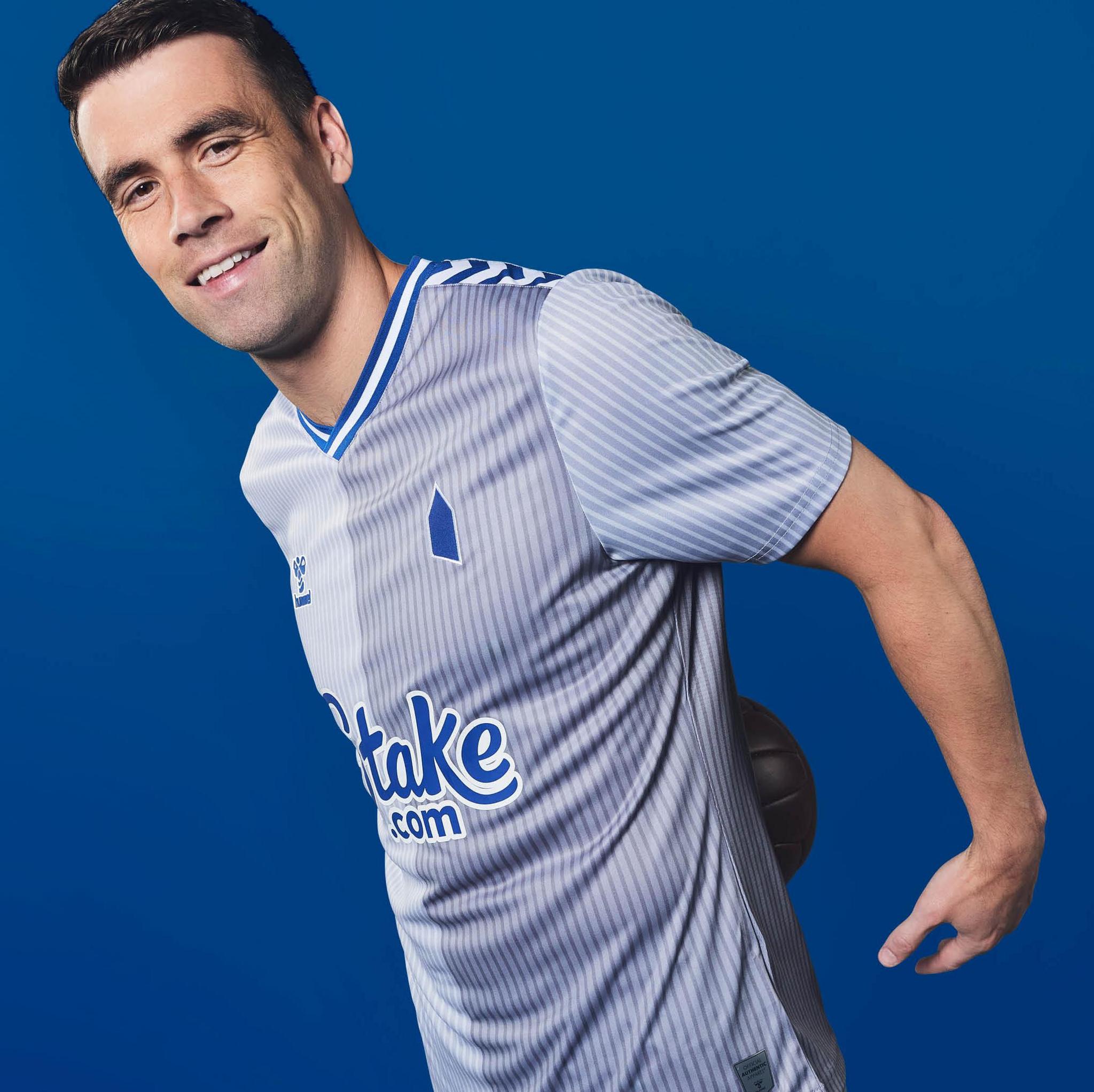 Everton release new pinstripe grey third kit BBC Sport