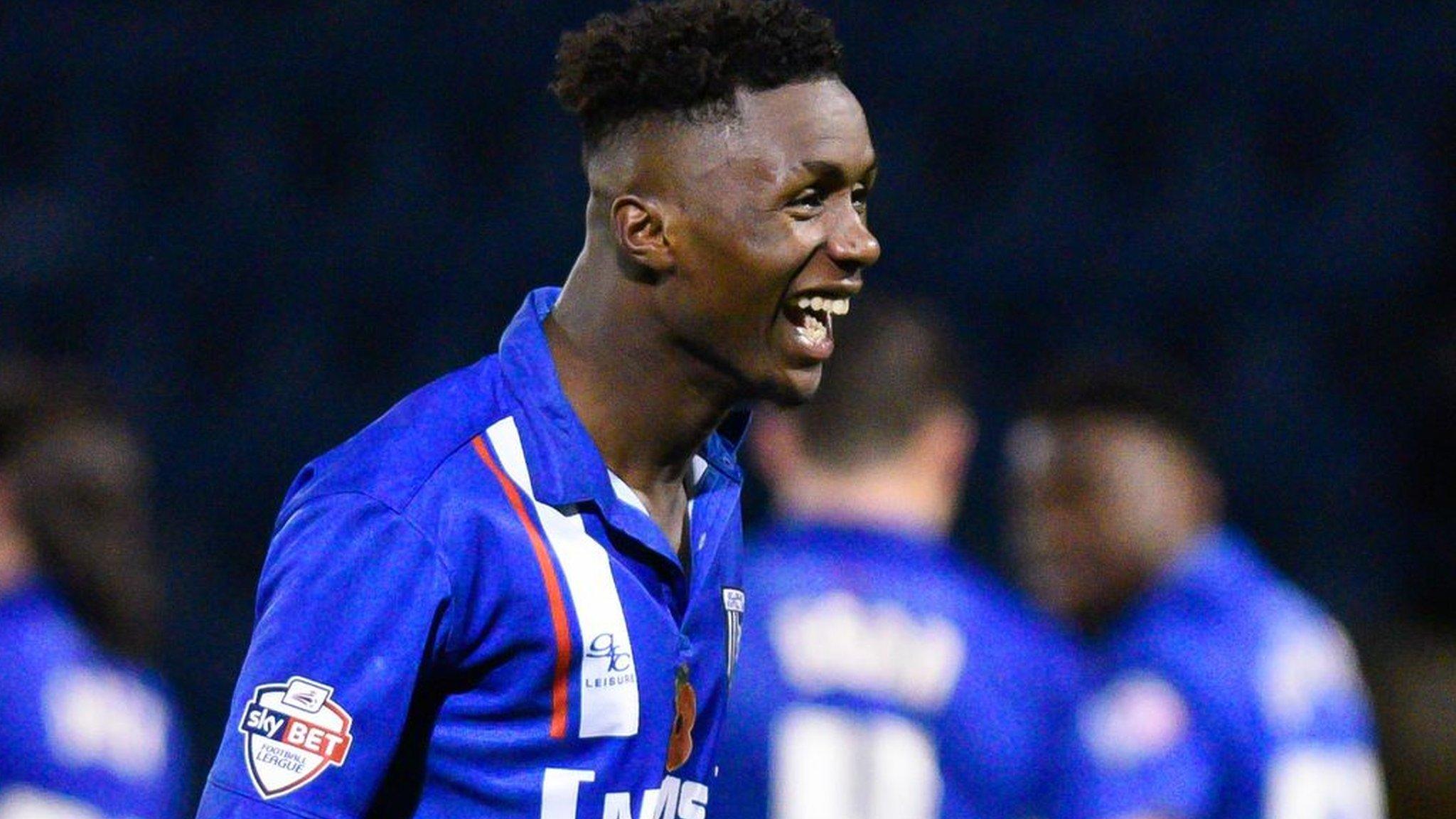 Gillingham midfielder Emmanuel Osadebe