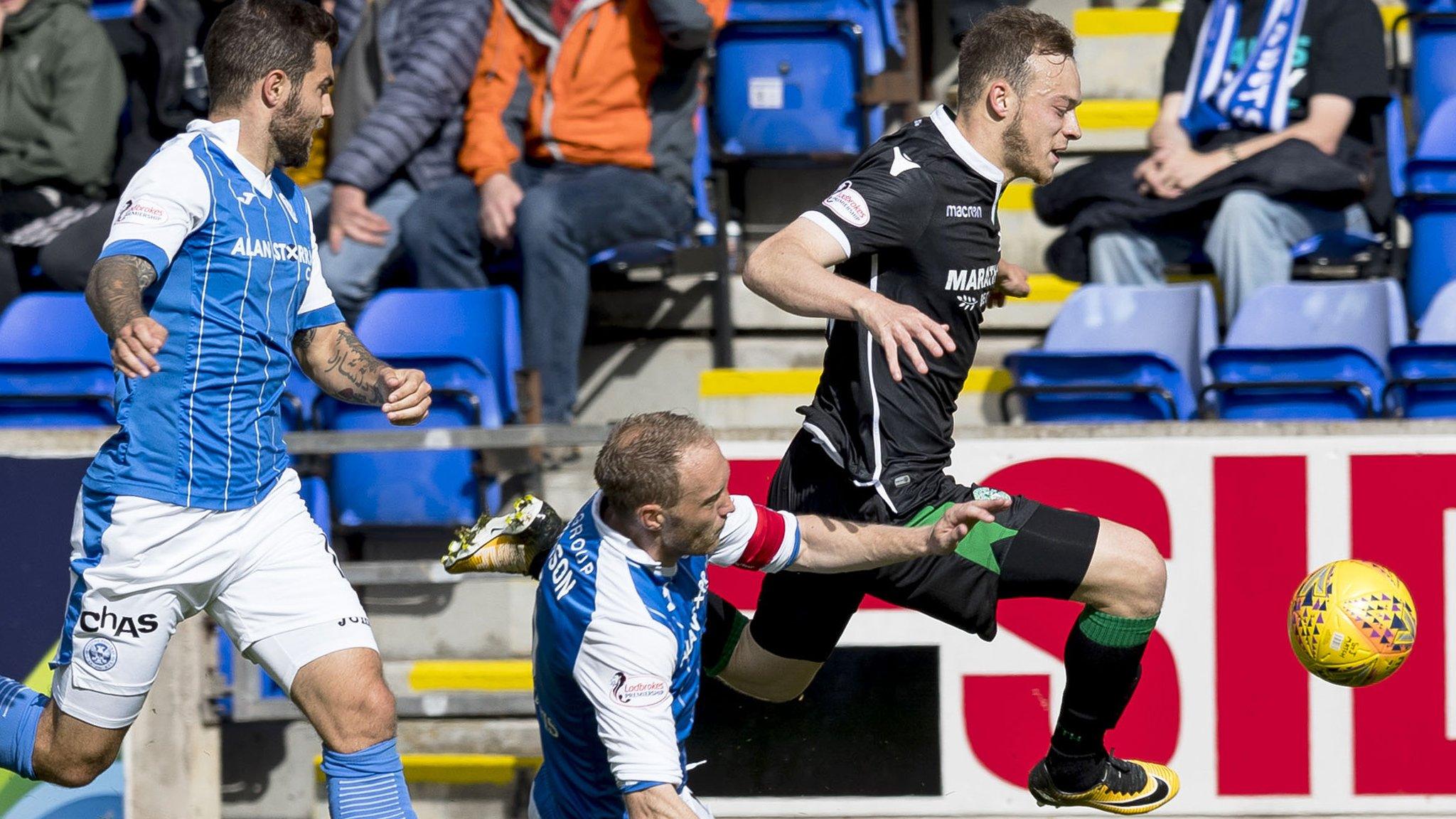 St Johnstone drew 1-1 with Hibernian in Perth