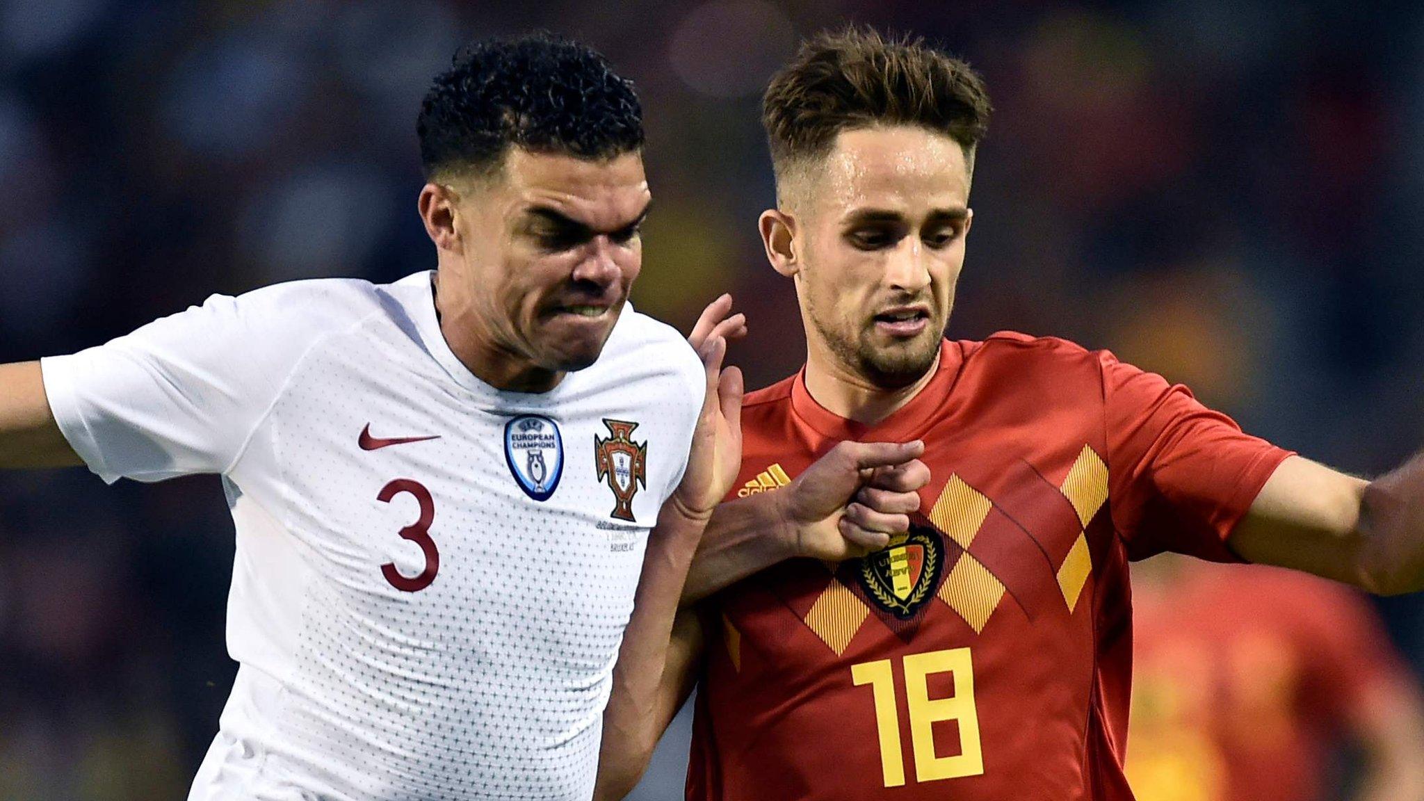 Pepe and Adnan Januzaj