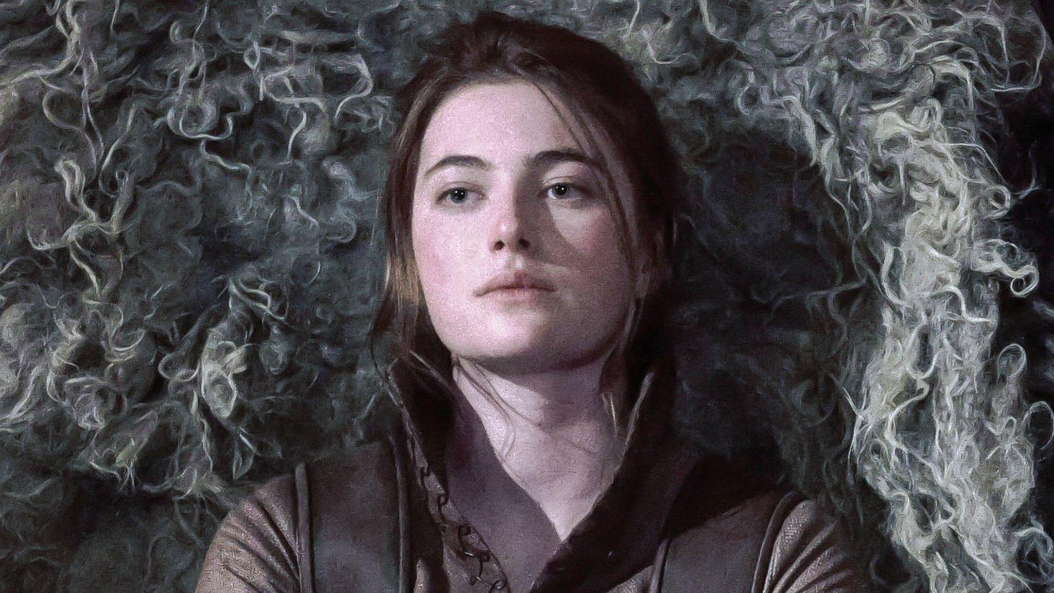 Milie Brady as Aethelflaed in The Last Kingdom