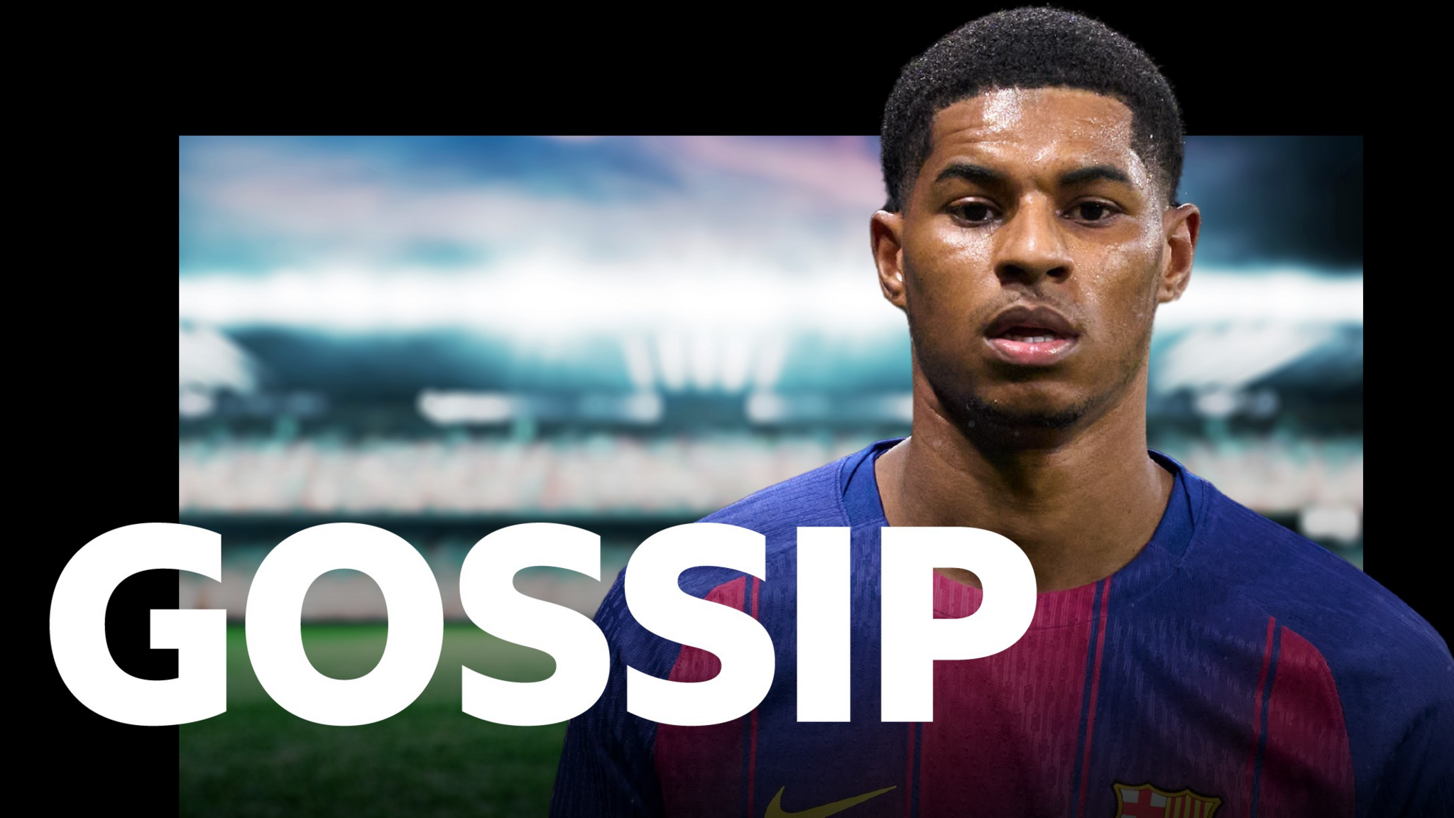 Marcus Rashford in a Barcelona shirt